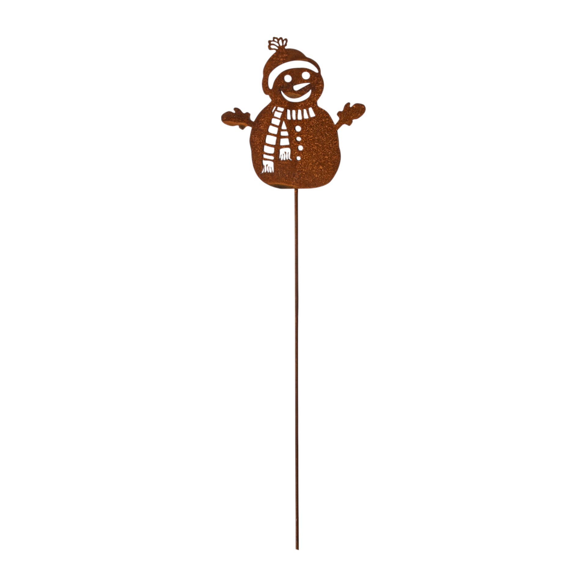 Darstellung von Schneemann auf Stab, 17x18/ 59 cm