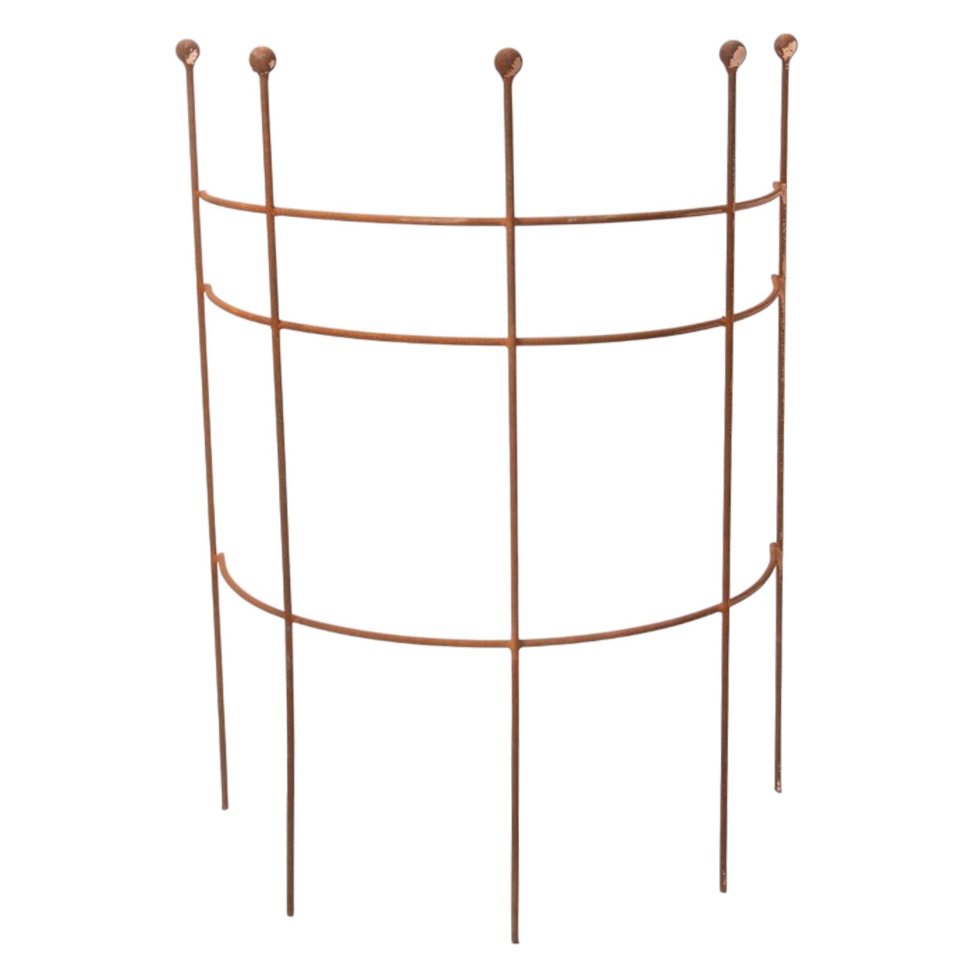 Rankgerüst halbrund klein rost Darstellung von Rankgerüst halbrund klein rost