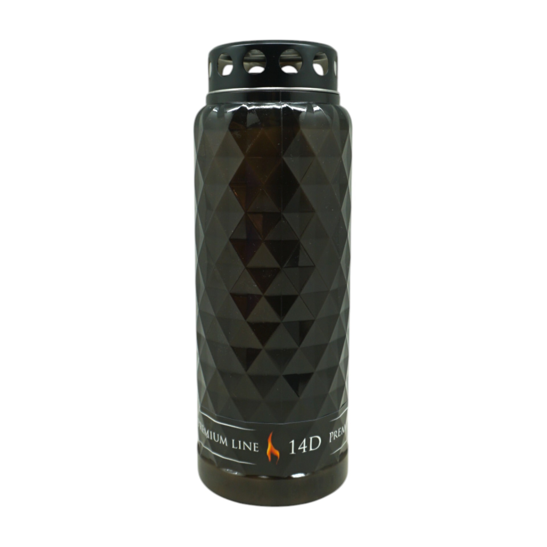 Grablicht Kristall ANTHRAZIT 14 Tage Darstellung von Grablicht Kristall ANTHRAZIT 14 Tage