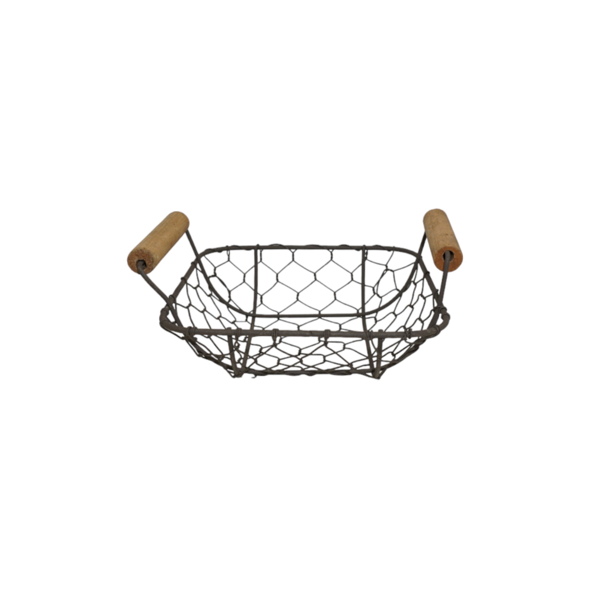 Schale quadratisch flach mit 2 Holzgriffe Darstellung von Schale quadratisch flach mit 2 Holzgriffe