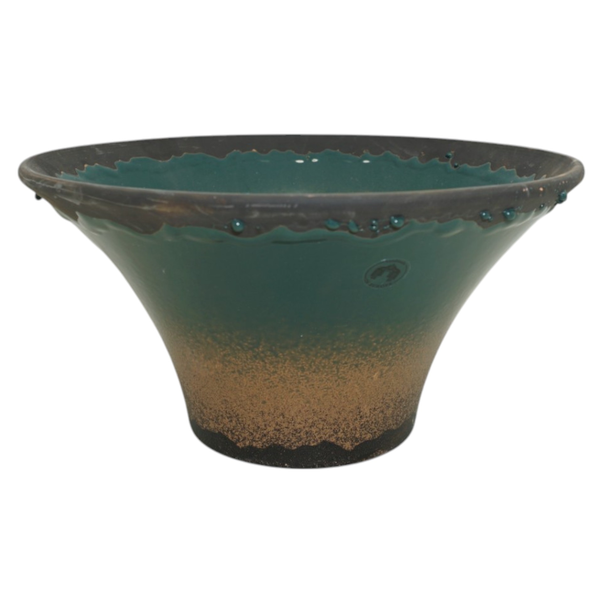 Darstellung von Schale BLAU GRÜN/BRAUN 32x16 cm