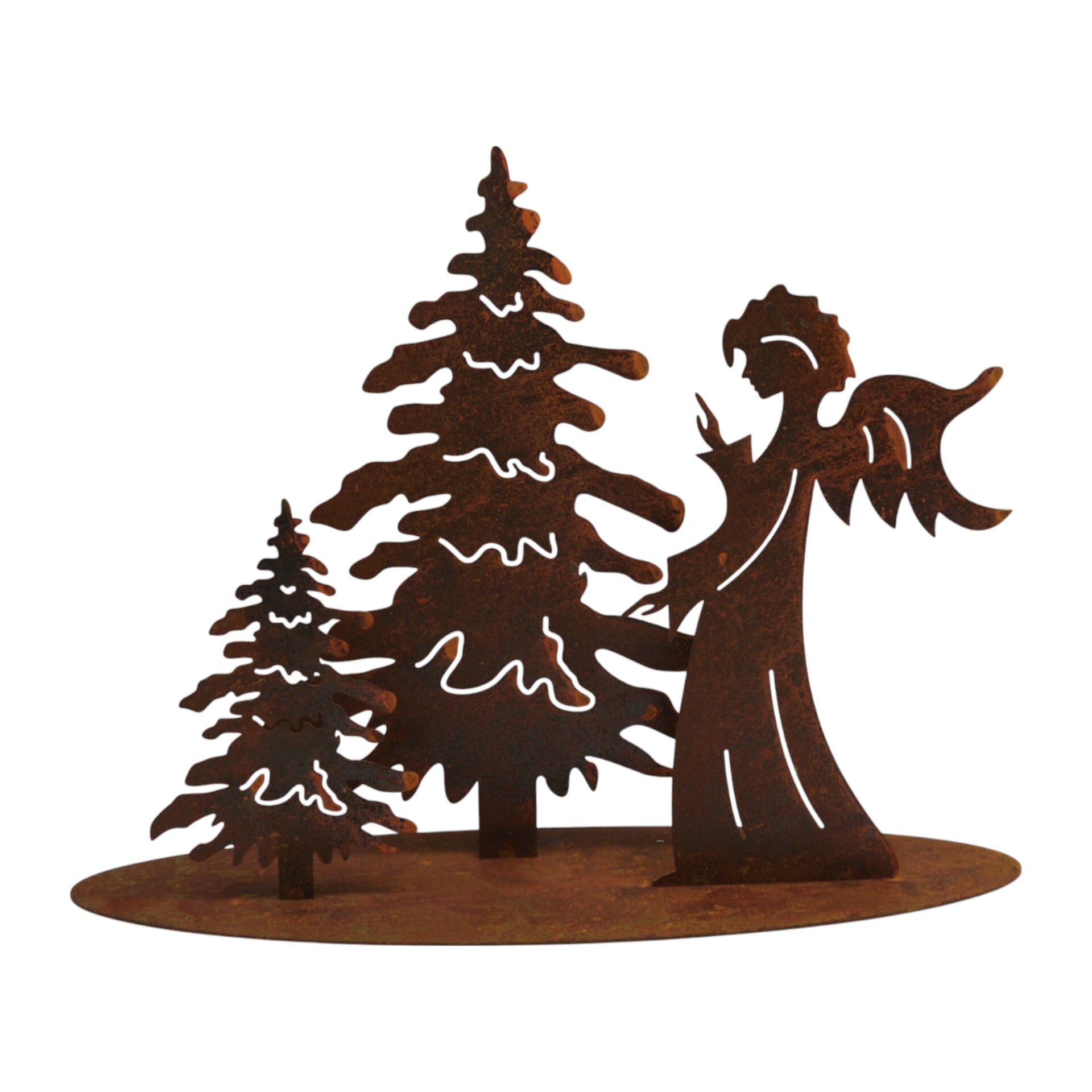 Darstellung von Landschaft Engel mit Bäumen gross