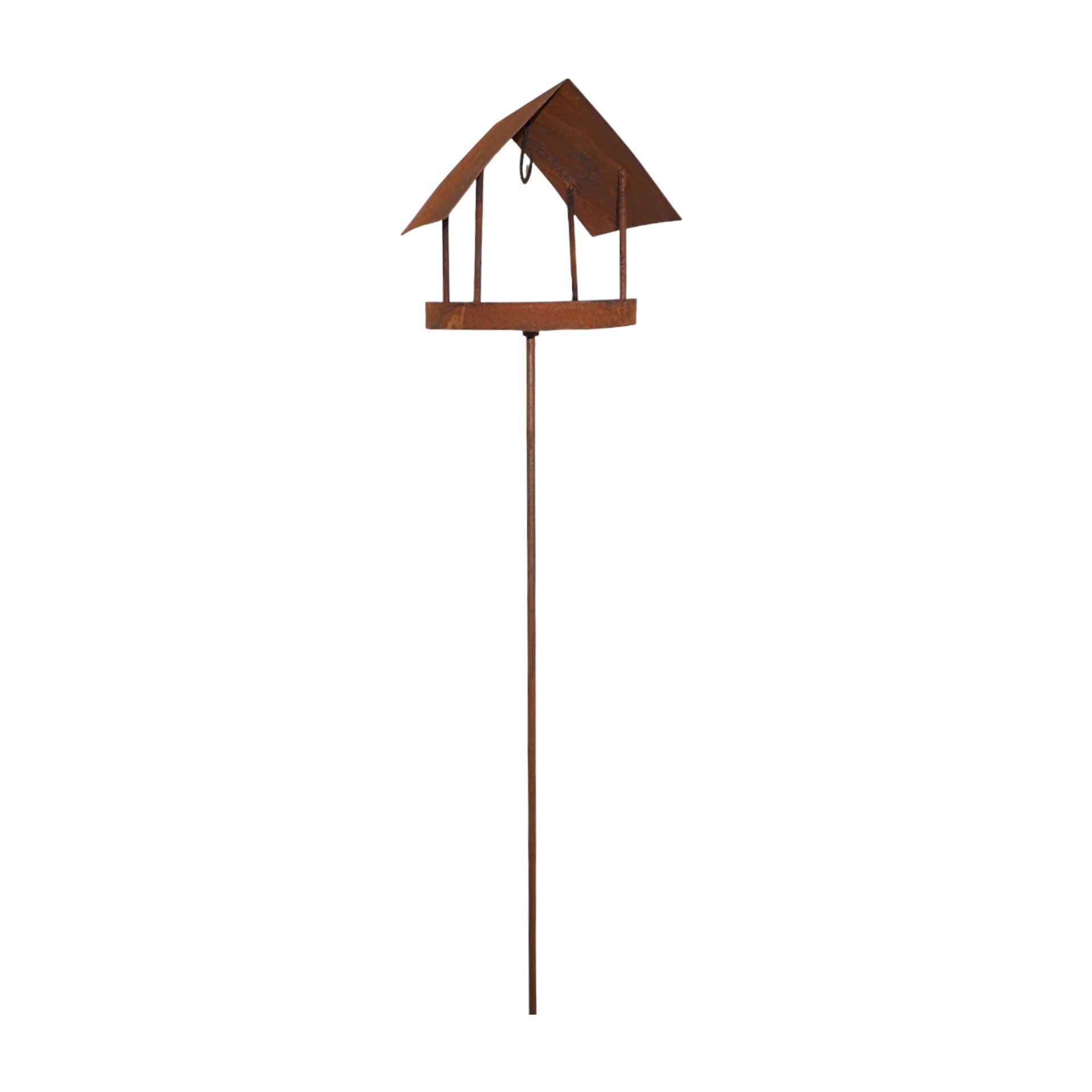 Darstellung von Eckiges Vogelhaus auf Stab inkl. Haken