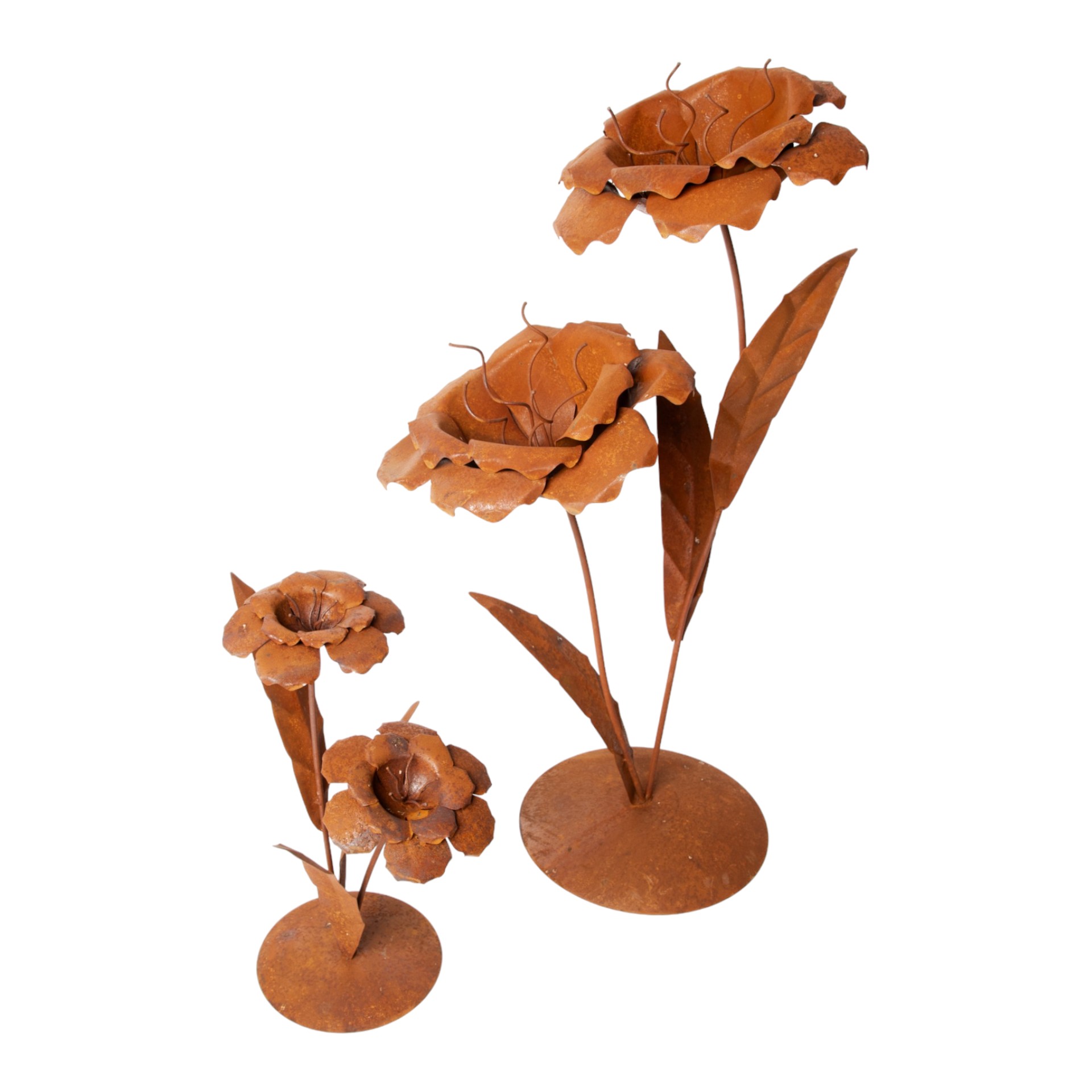 Darstellung von Blume auf Platte 2 Blüten klein