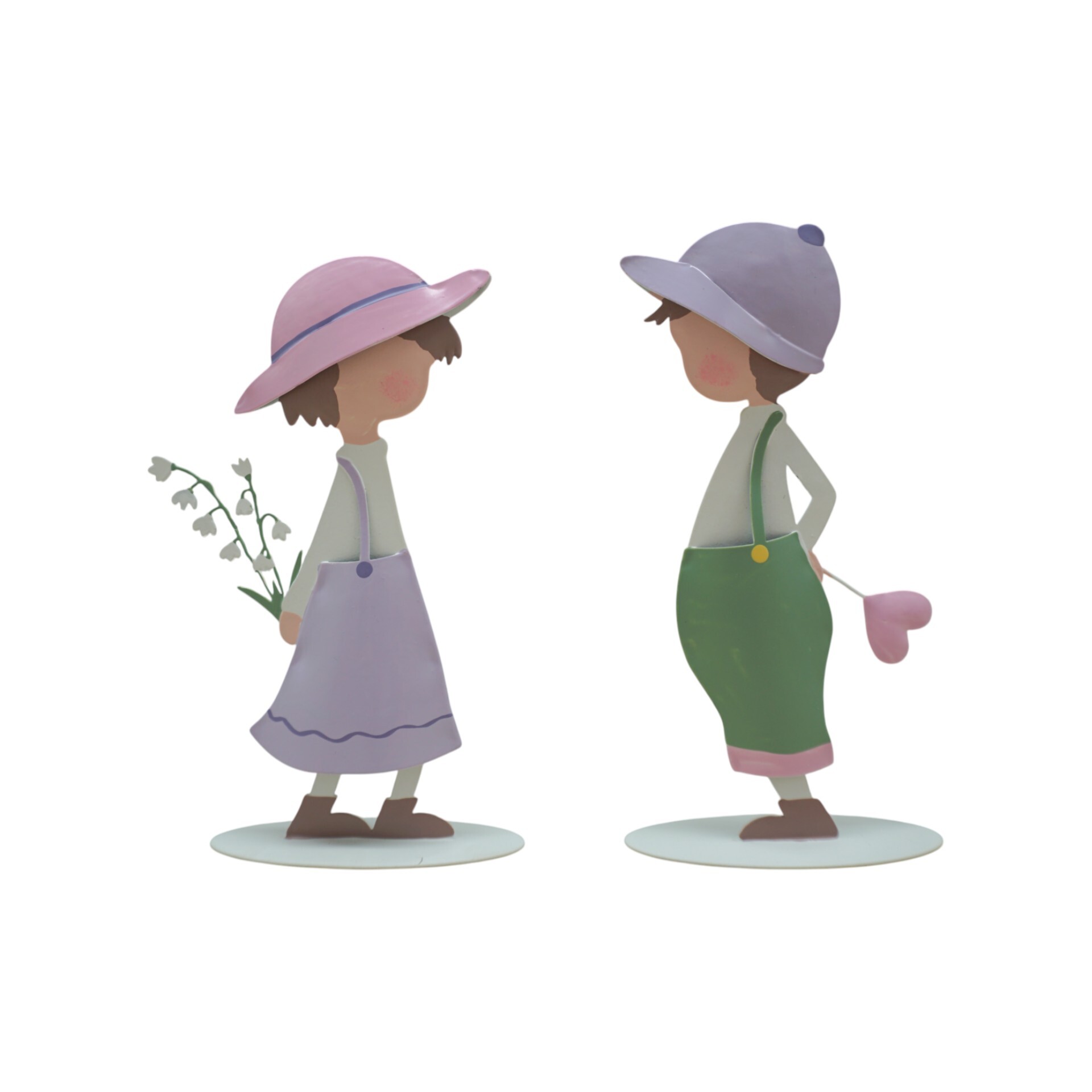 Darstellung von Blütenliebe pastel a. Platte klein, sortiert