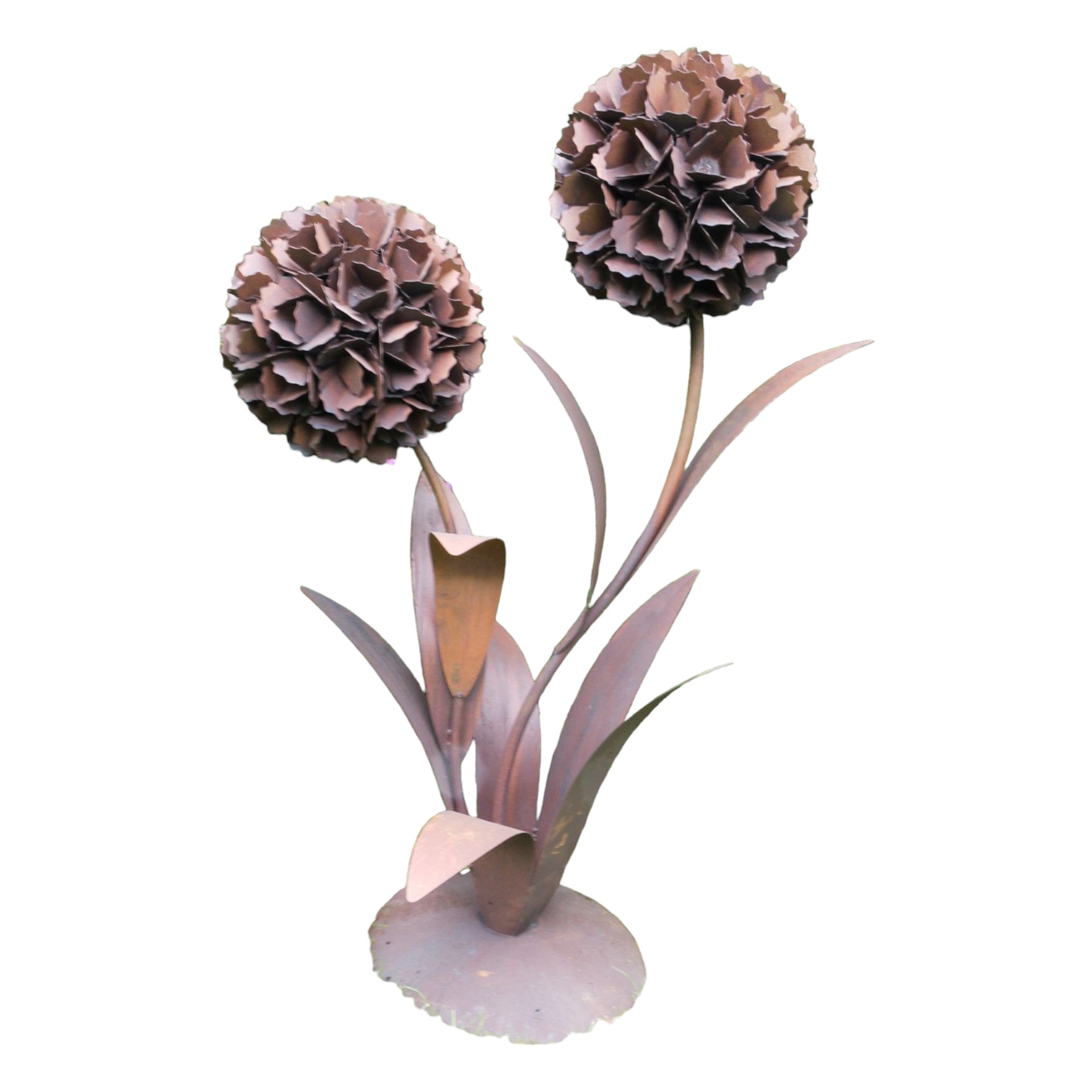 HOT Blume doppelt rost z. Stellen m. 9 Blätter Darstellung von HOT Blume doppelt rost z. Stellen m. 9 Blätter