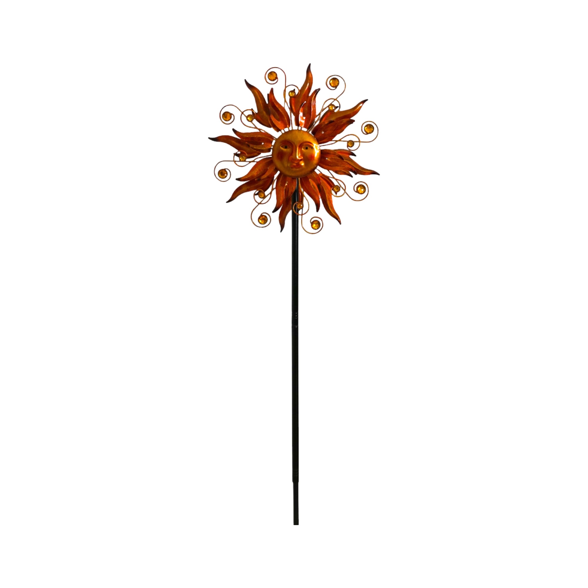Darstellung von Propeller Sonne m. Flammen