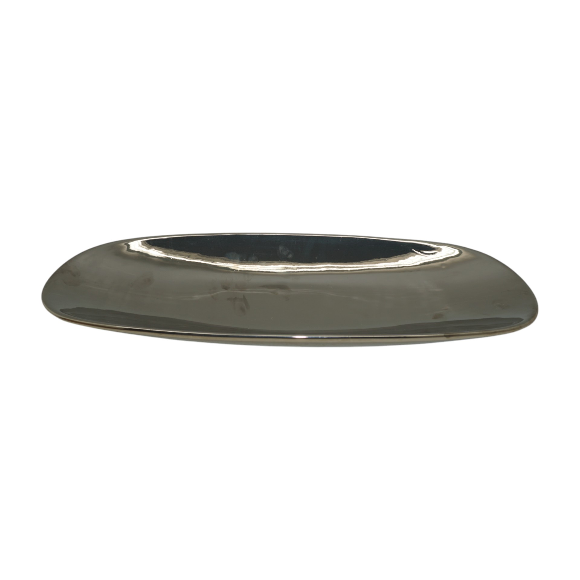 Darstellung von RP Keramikschale SILBER oval