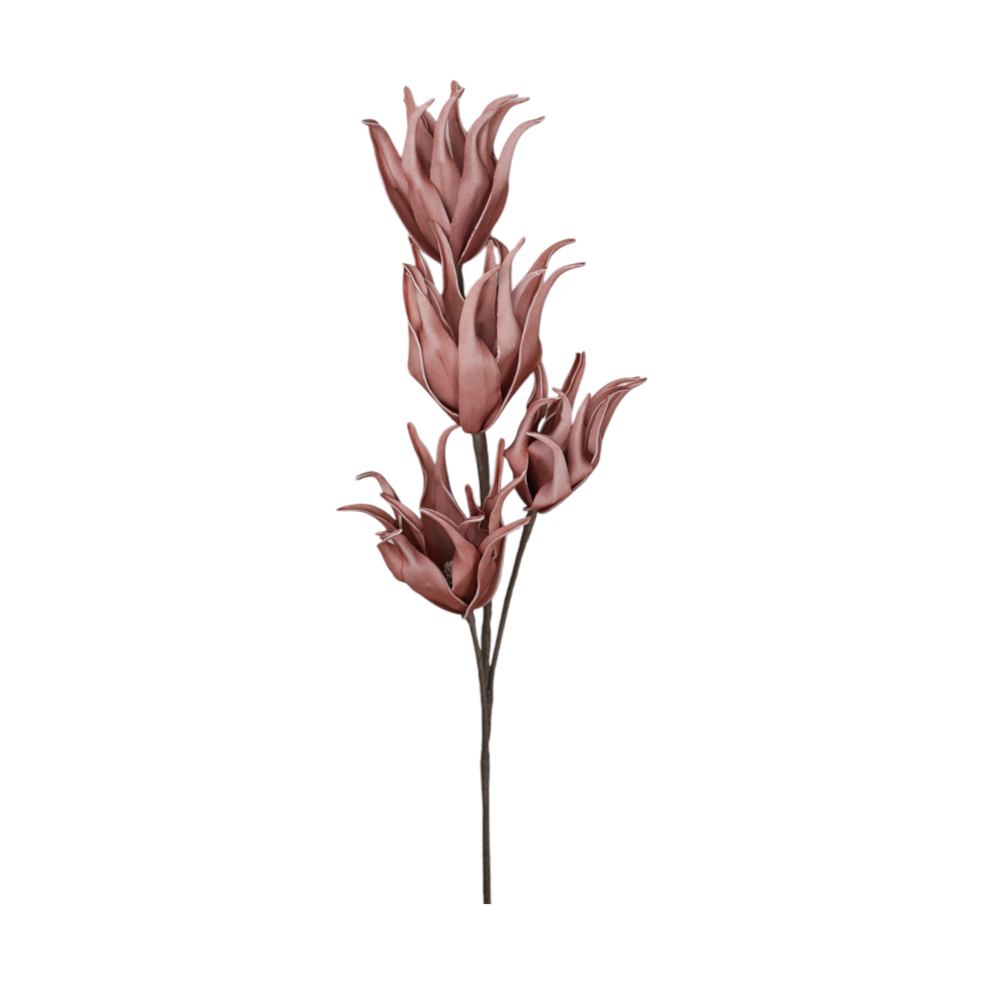 Darstellung von Blume dunkelrosa 4 Blüten 115 x 22 cm