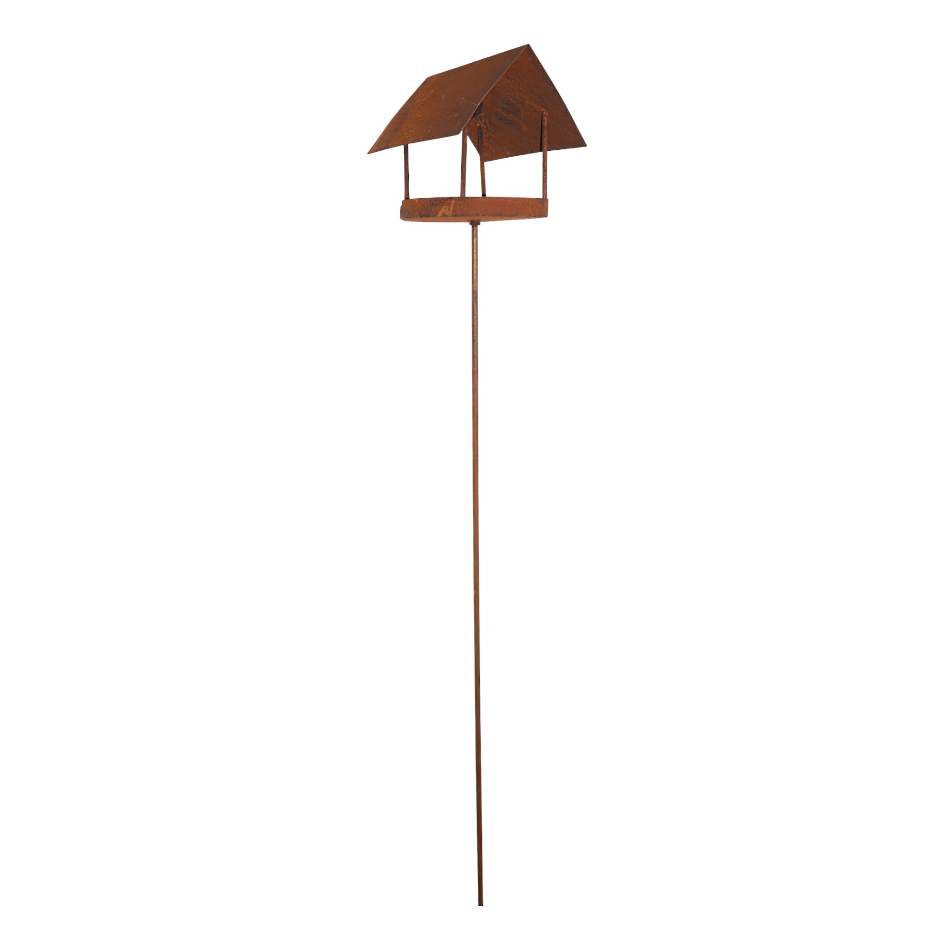 Darstellung von Eckiges Vogelhaus auf Stab inkl. Haken