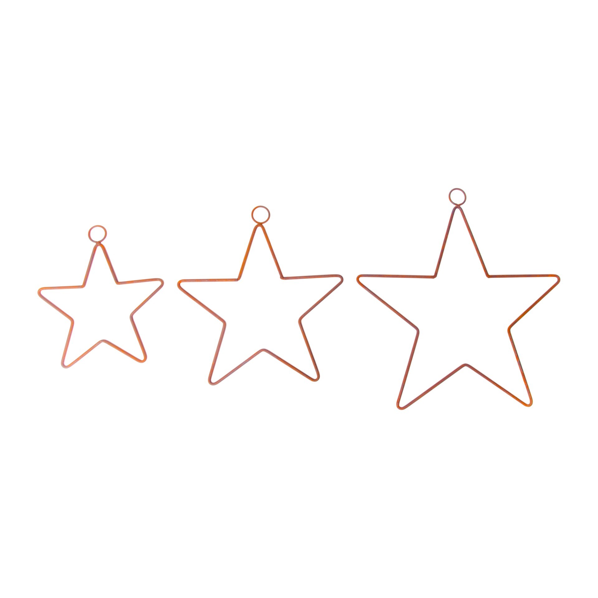 Drahtstern zum Hängen mittel Darstellung von Drahtstern zum Hängen mittel