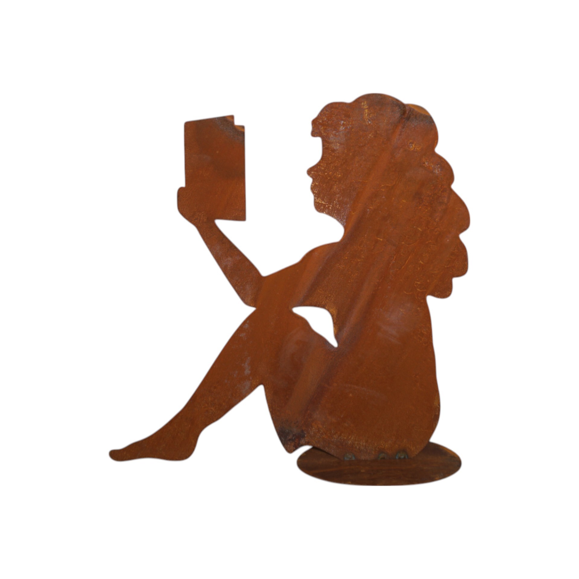 sitzendes Mädchen mit Buch Darstellung von sitzendes Mädchen mit Buch