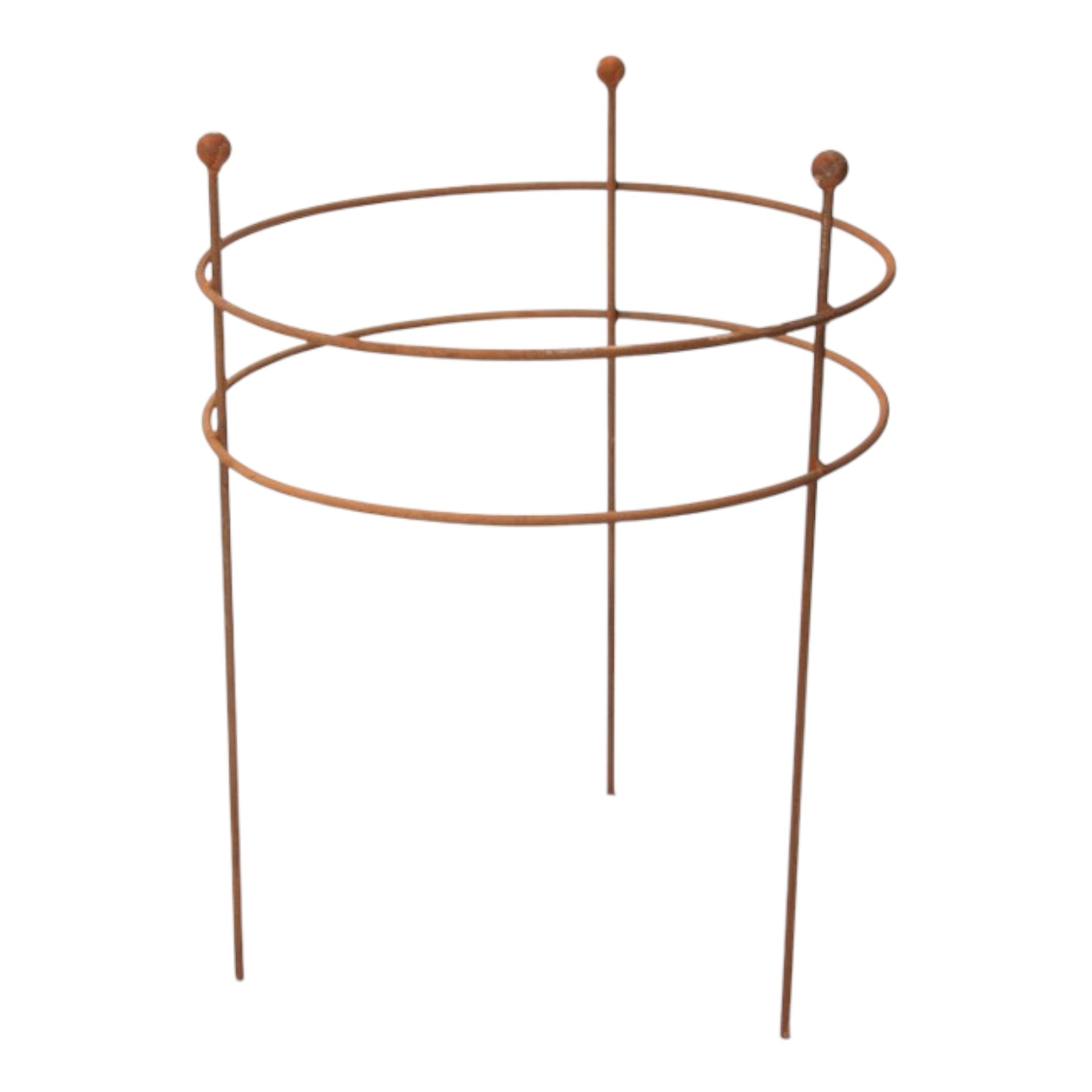 Staudenstütze 2 Ringe mittel 3 Kugeln Darstellung von Staudenstütze 2 Ringe mittel 3 Kugeln