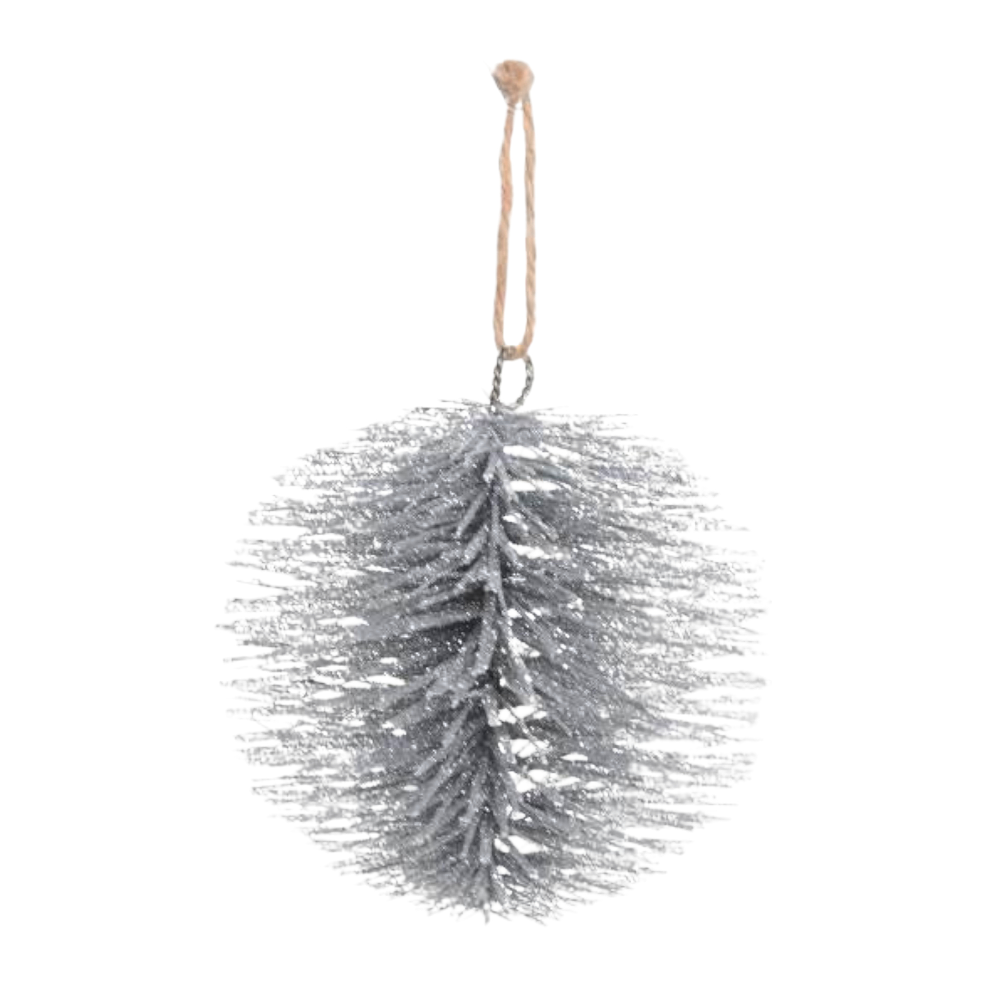 Darstellung von Dekokugel silber zum Hängen, d= 15  cm