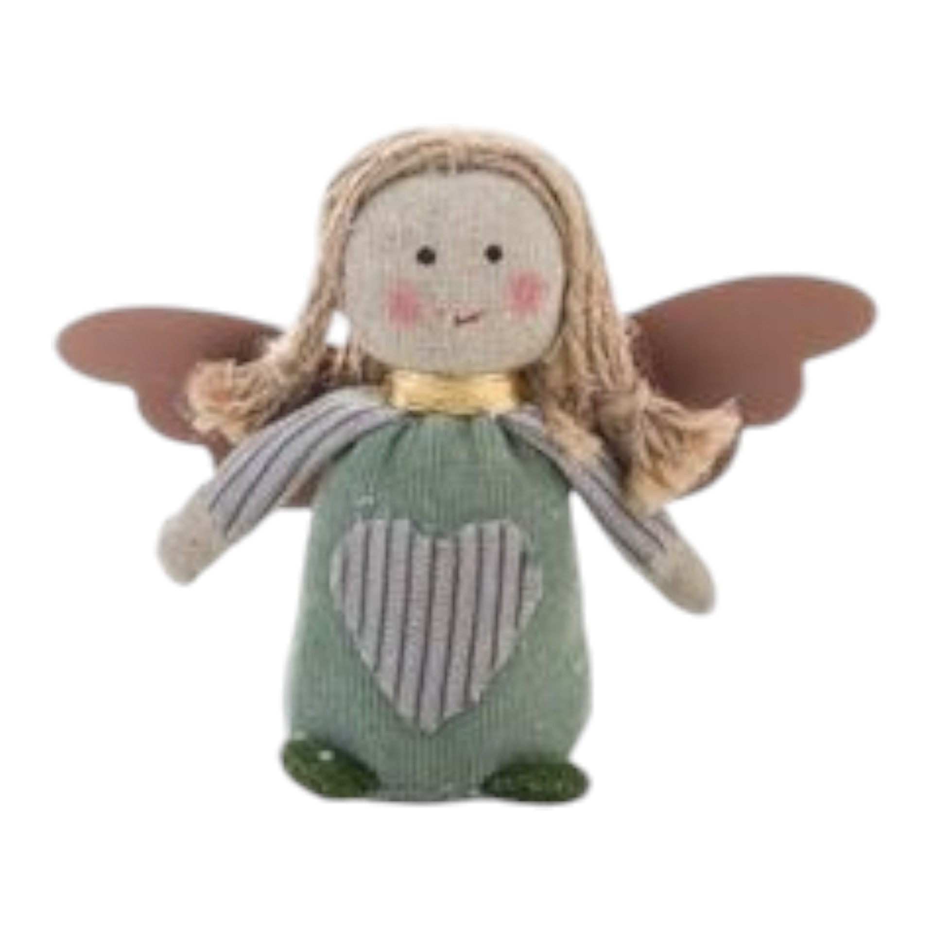 Engel z. Stellen Stoff grün Darstellung von Engel z. Stellen Stoff grün