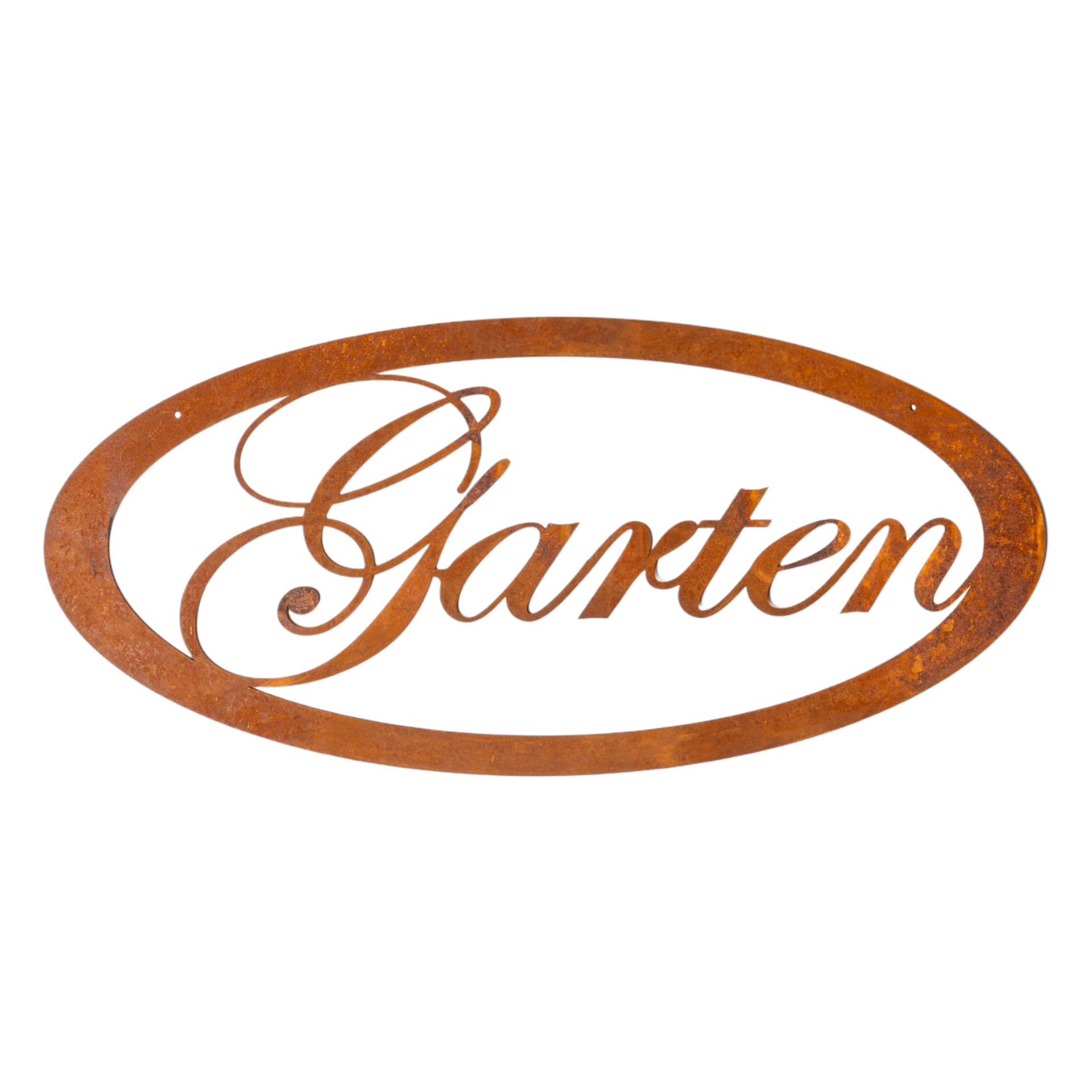 ovale Tafel „Garten“ zum Hängen, 50x22 cm Darstellung von ovale Tafel Garten zum Hängen