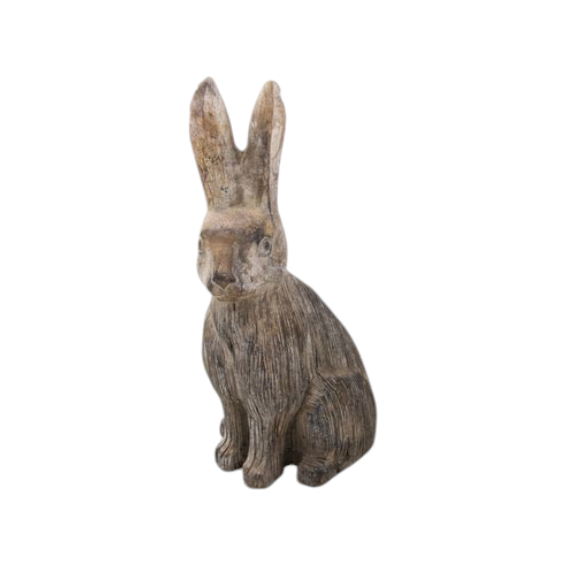 sitzender Hase kl. Zement Darstellung von sitzender Hase kl. Zement