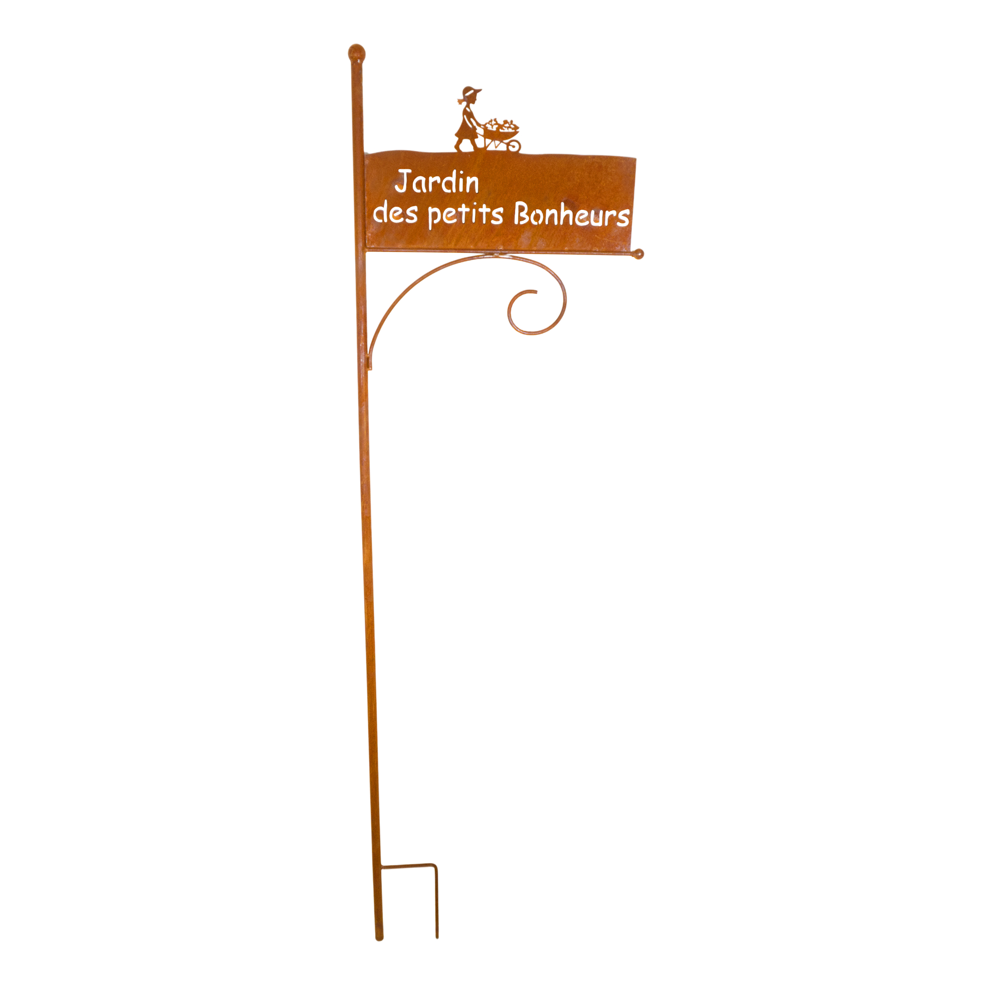 Darstellung von Ampelstange Tafel Gärtnerin, Jardin des pepits Bonheurs