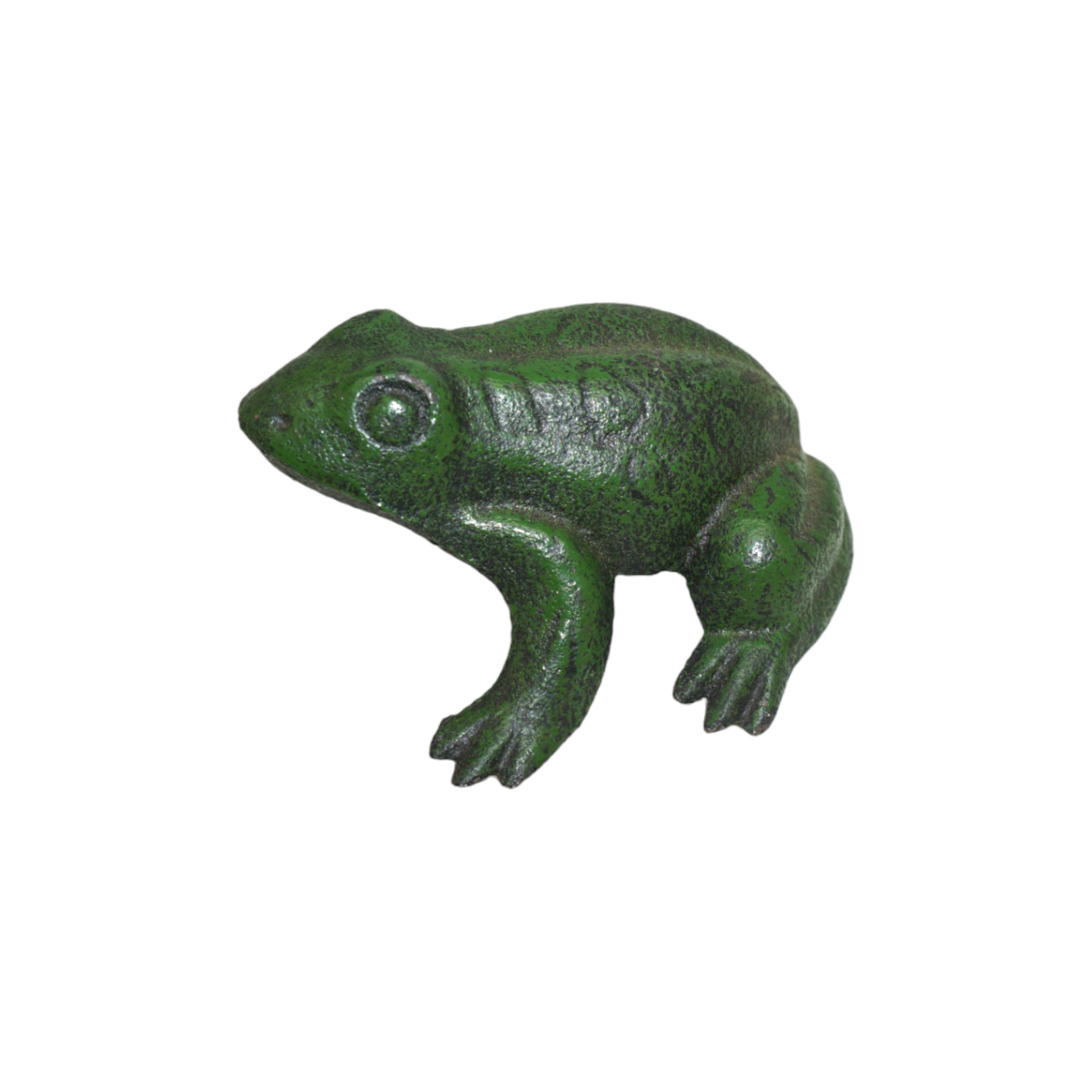 Darstellung von grüner Frosch flach