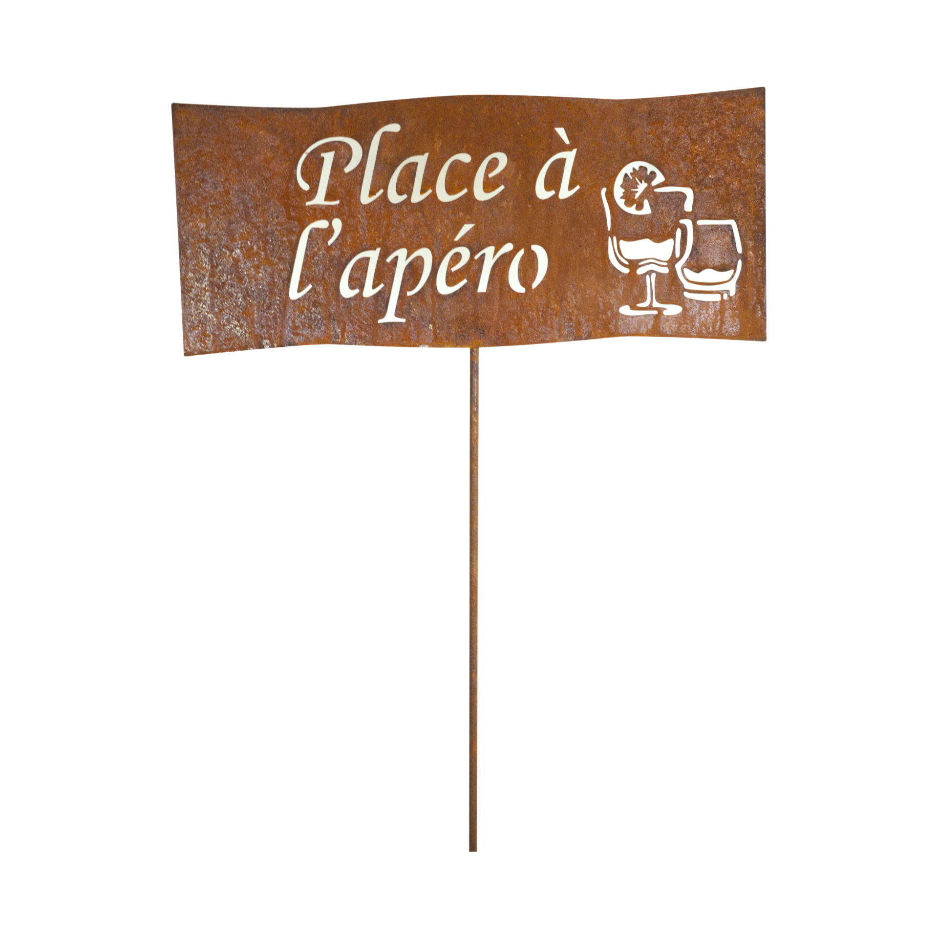 Darstellung von Tafel Place a l'apero auf Stab