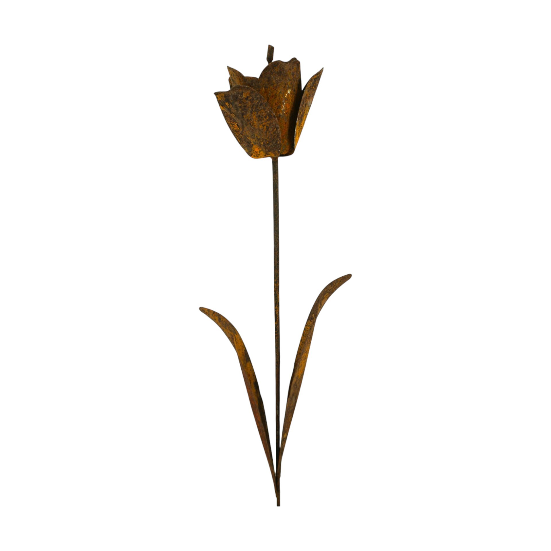 Darstellung von Tulpe z. Stecken rost, h= 144 cm, b= 17 cm