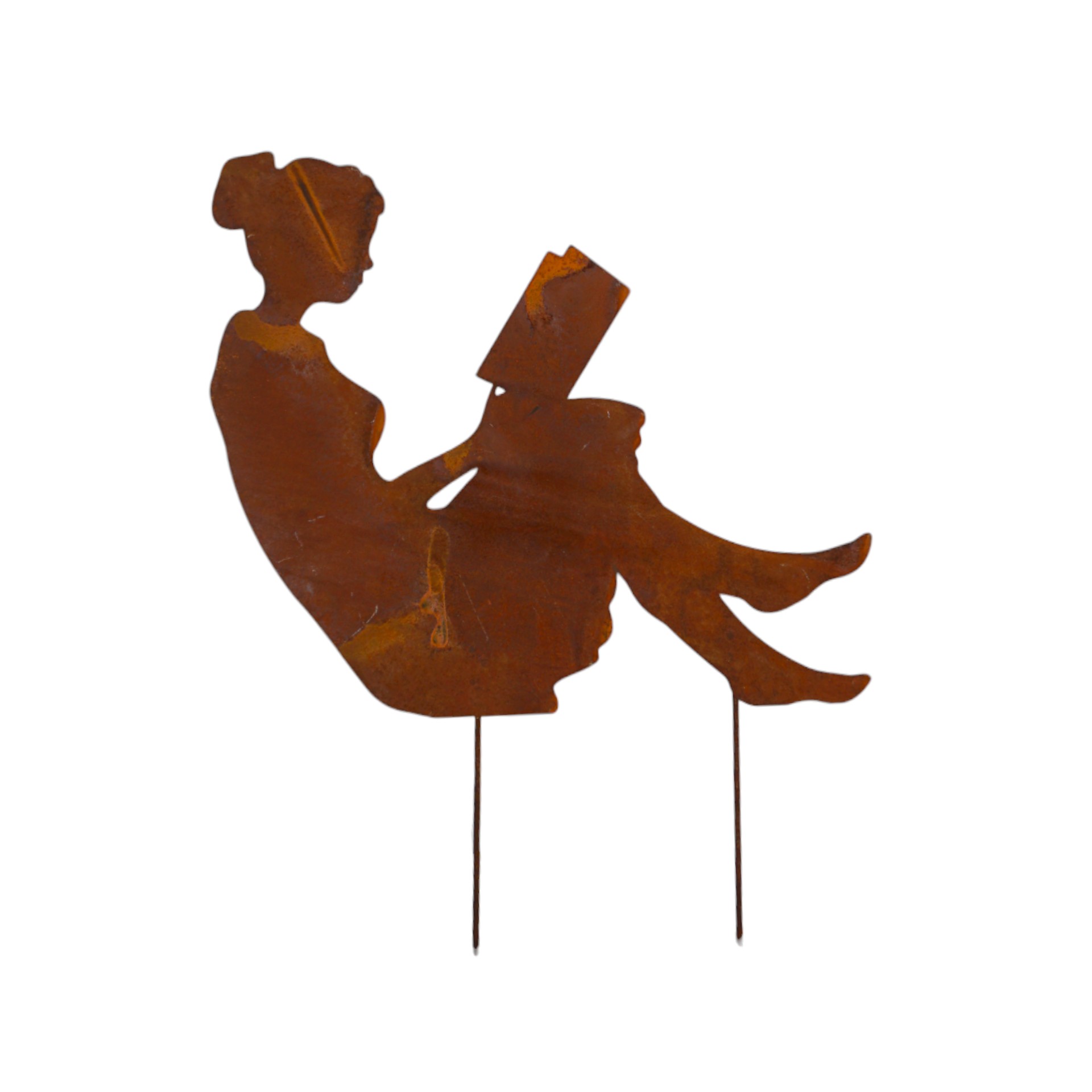 Mädchen mit Buch zum Stecken Darstellung von Mädchen mit Buch zum Stecken