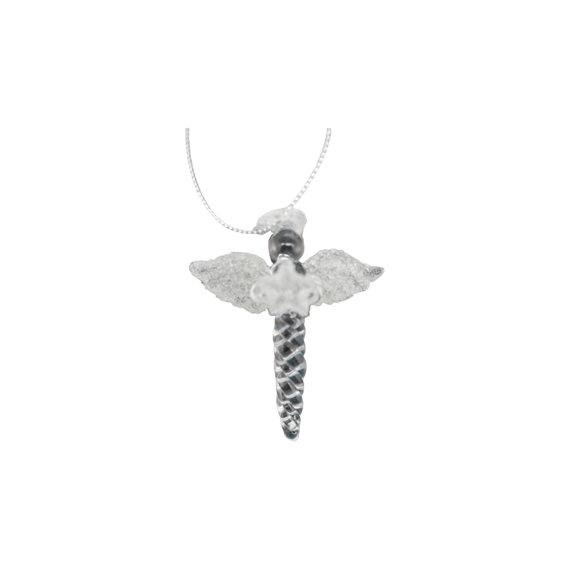 Glasengel natur zum Hängen Darstellung von Glasengel natur zum Hängen