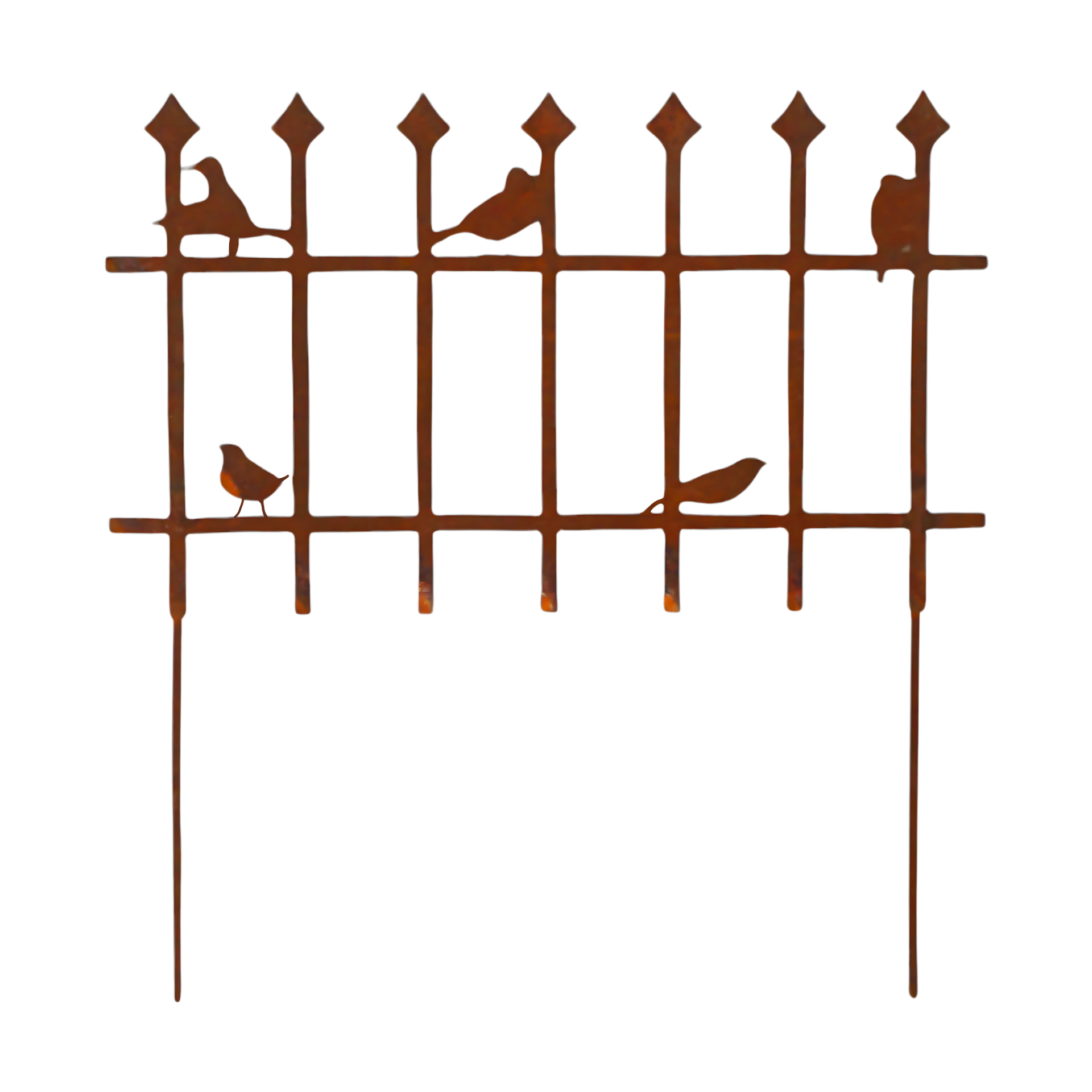 Darstellung von Zaunstecker mit Vögel