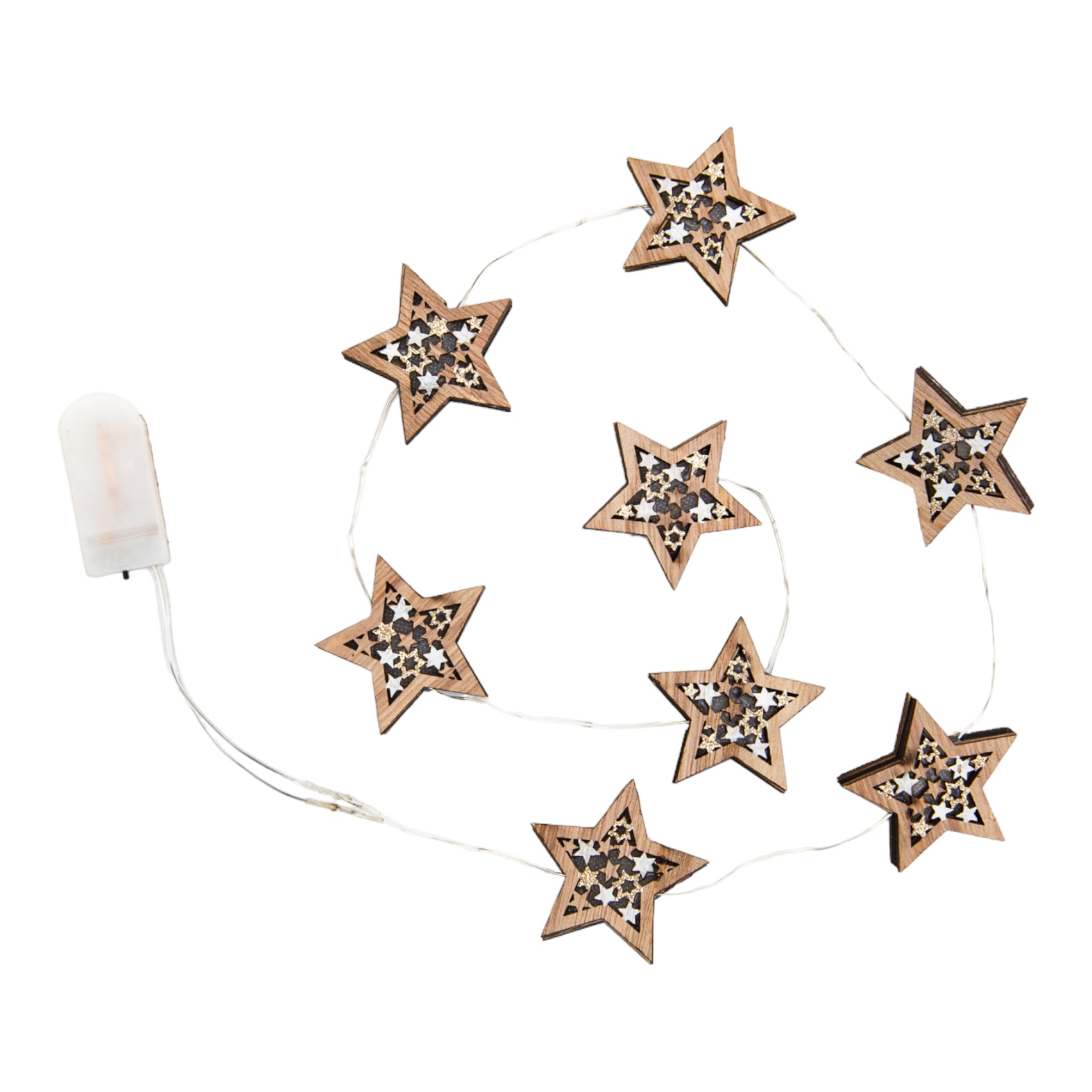 SUSA LED-Girlande 8 LEDS sternform Darstellung von SUSA LED-Girlande 8 LEDS sternform