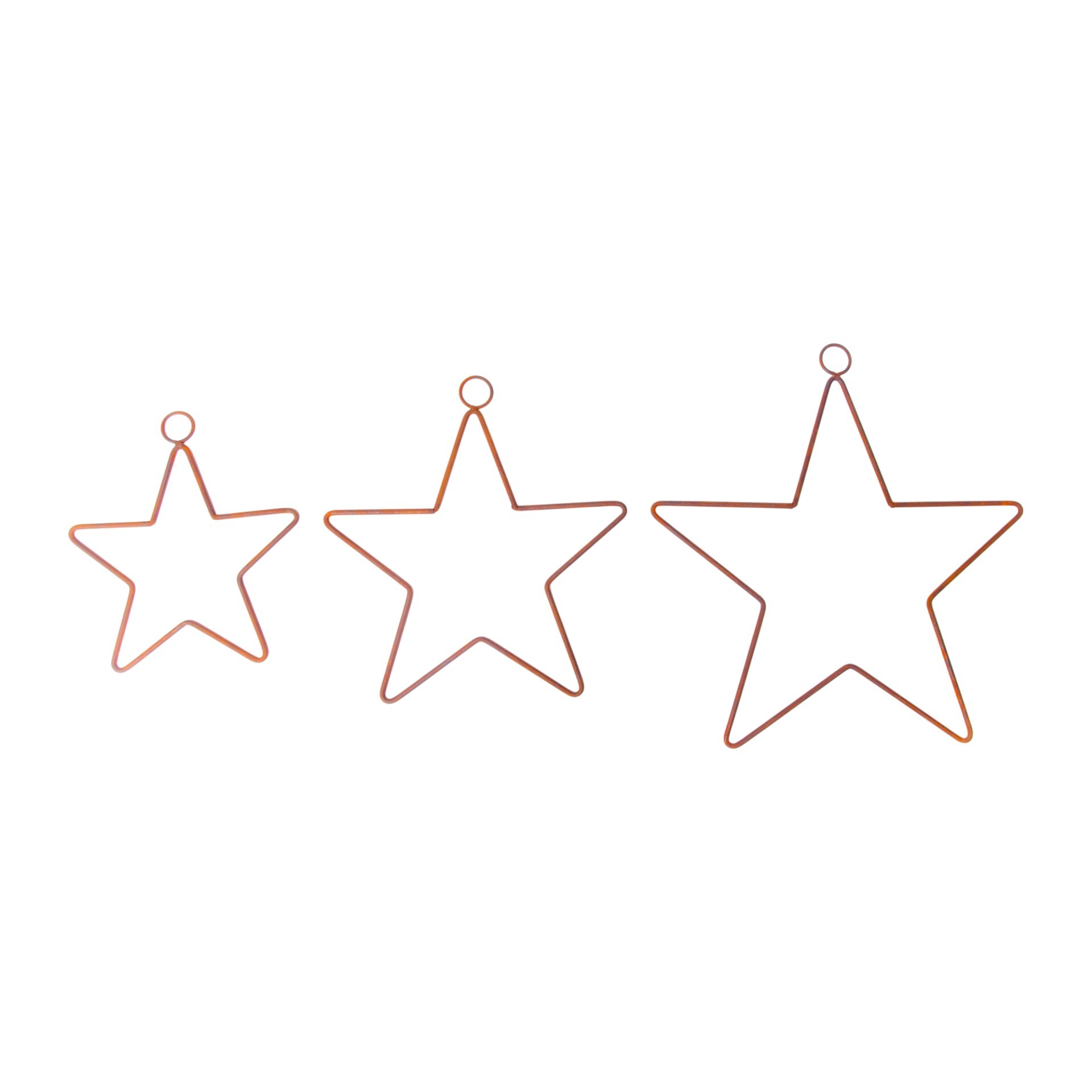 Drahtstern zum Hängen klein Darstellung von Drahtstern zum Hängen klein