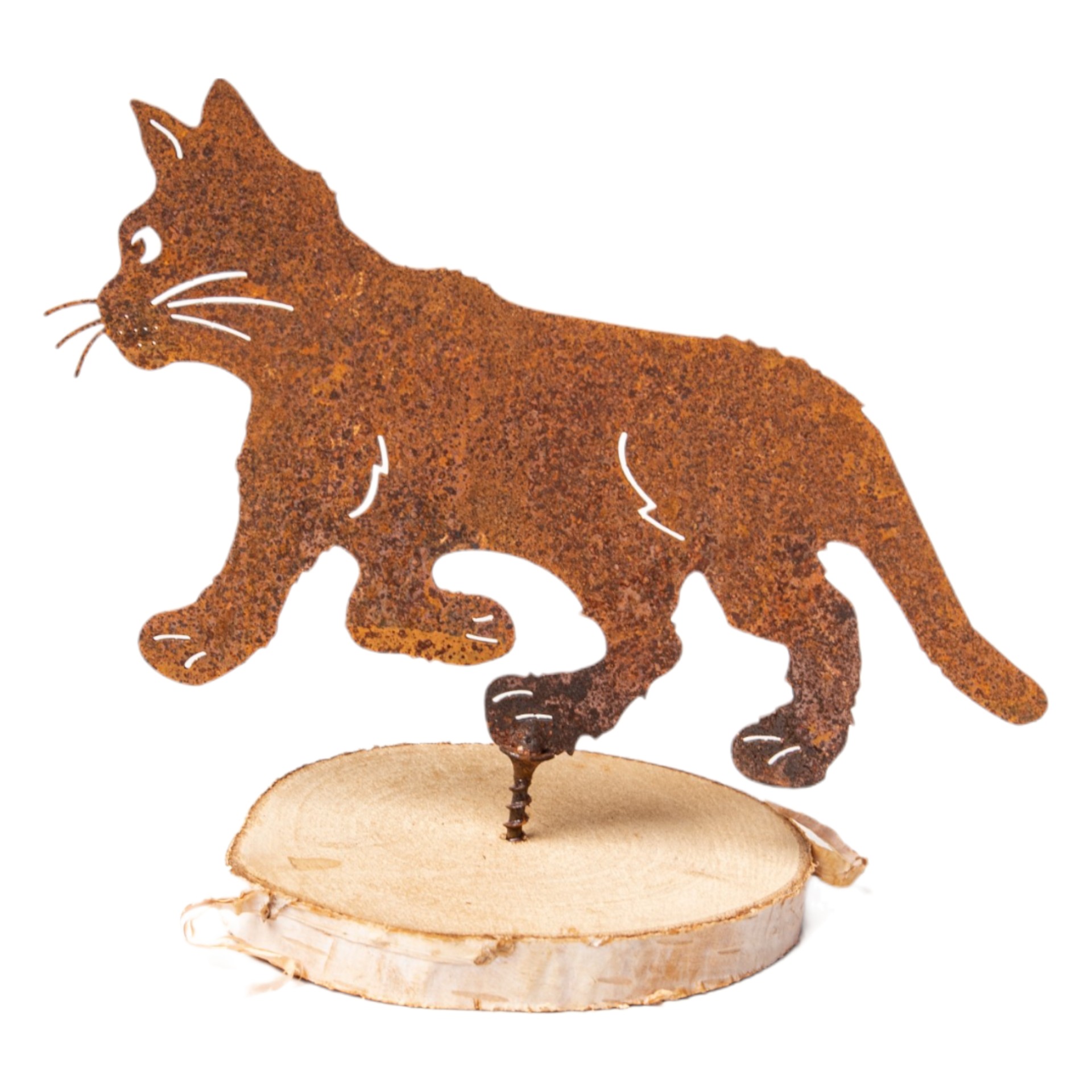 laufende Katze mit Dorn Darstellung von laufende Katze mit Dorn