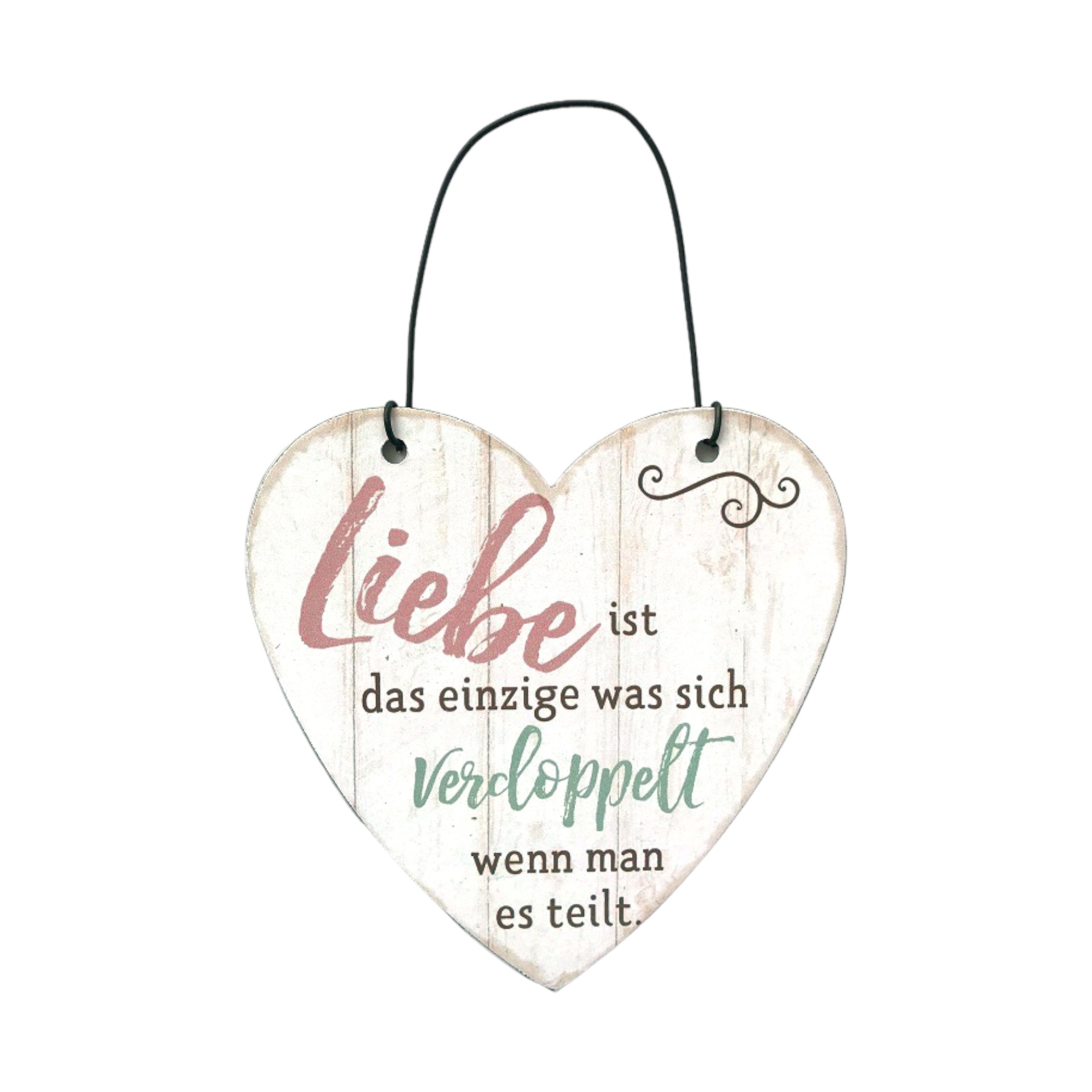 Darstellung von RP UV-Schild Liebe ist das einzige was...