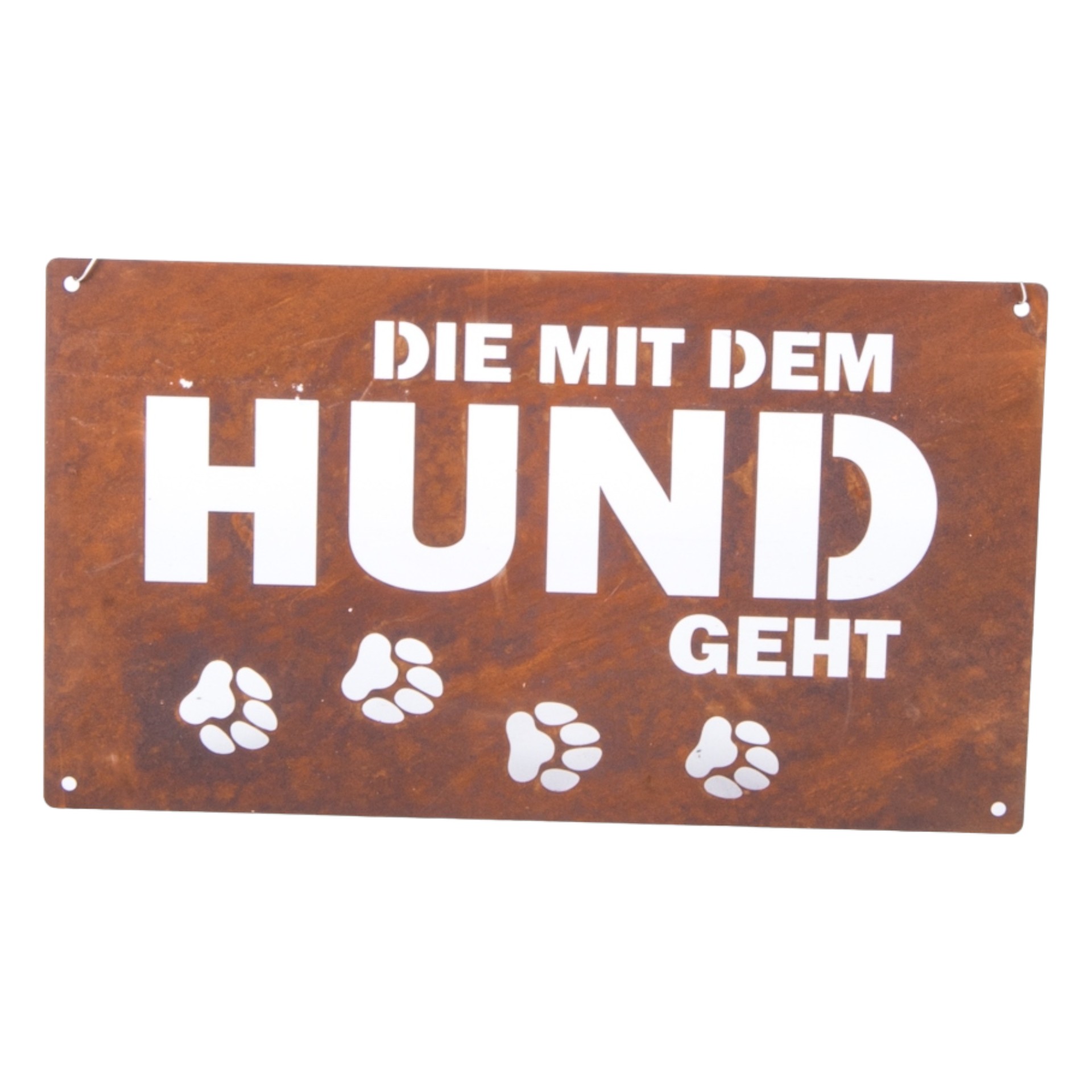 Tafel Die mit dem Hund geht Darstellung von Tafel Die mit dem Hund geht
