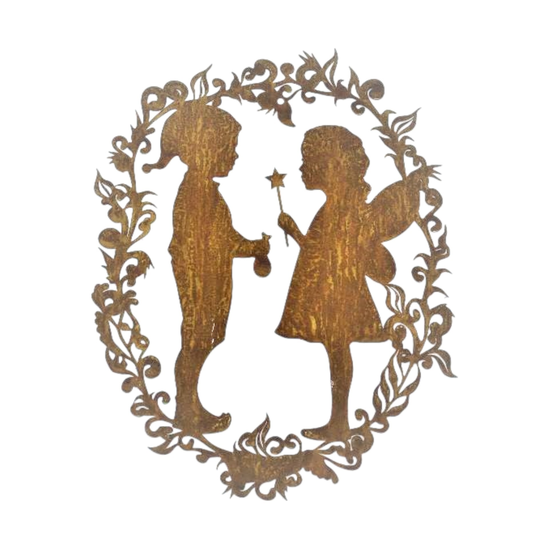 Kranz Junge und Mädchen, 26,5x34 cm Darstellung von Kranz Junge und Mädchen, 26,5x34 cm