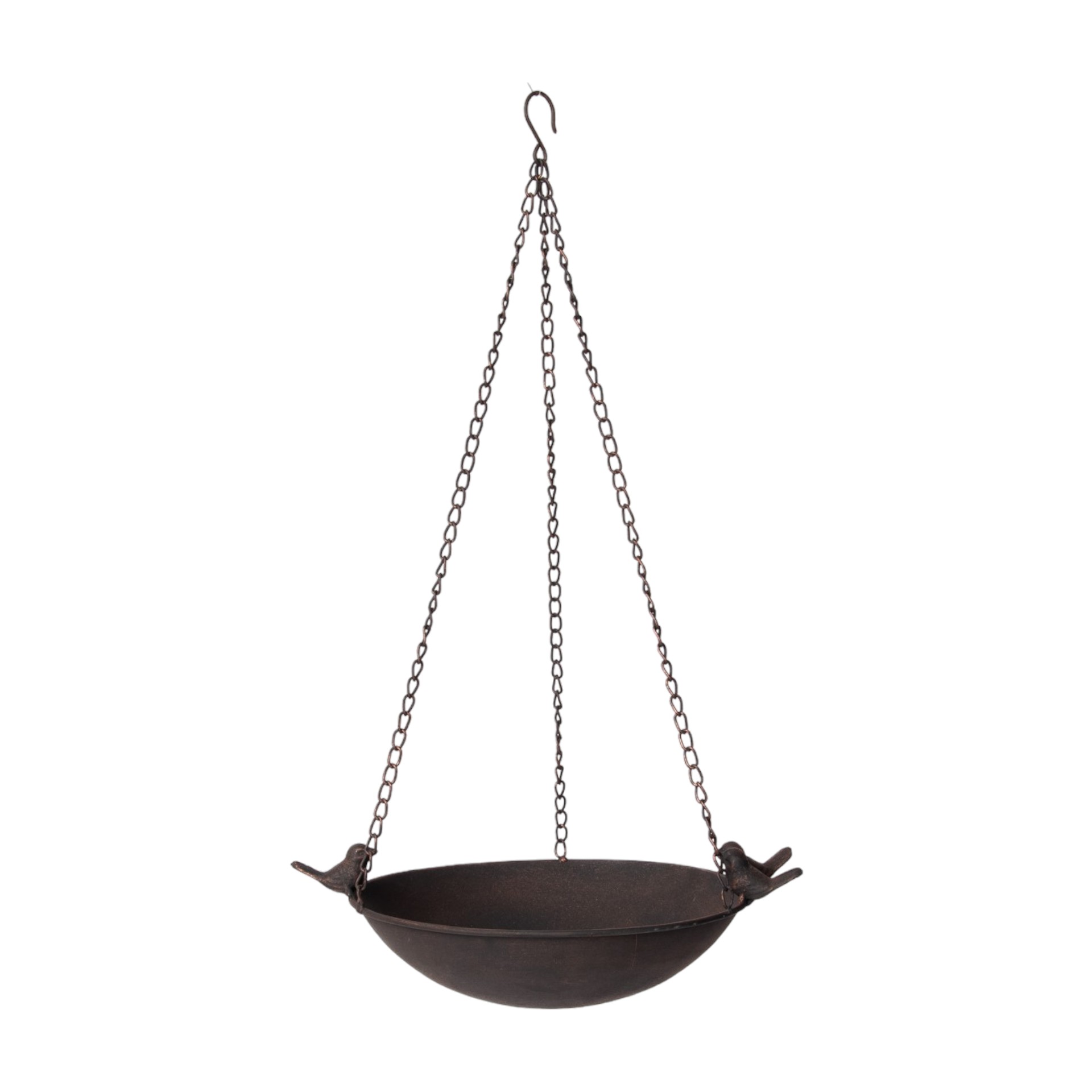 Vogeltränke gross rund zum Hängen 3 Vögel Darstellung von Vogeltränke gross rund zum Hängen 3 Vögel