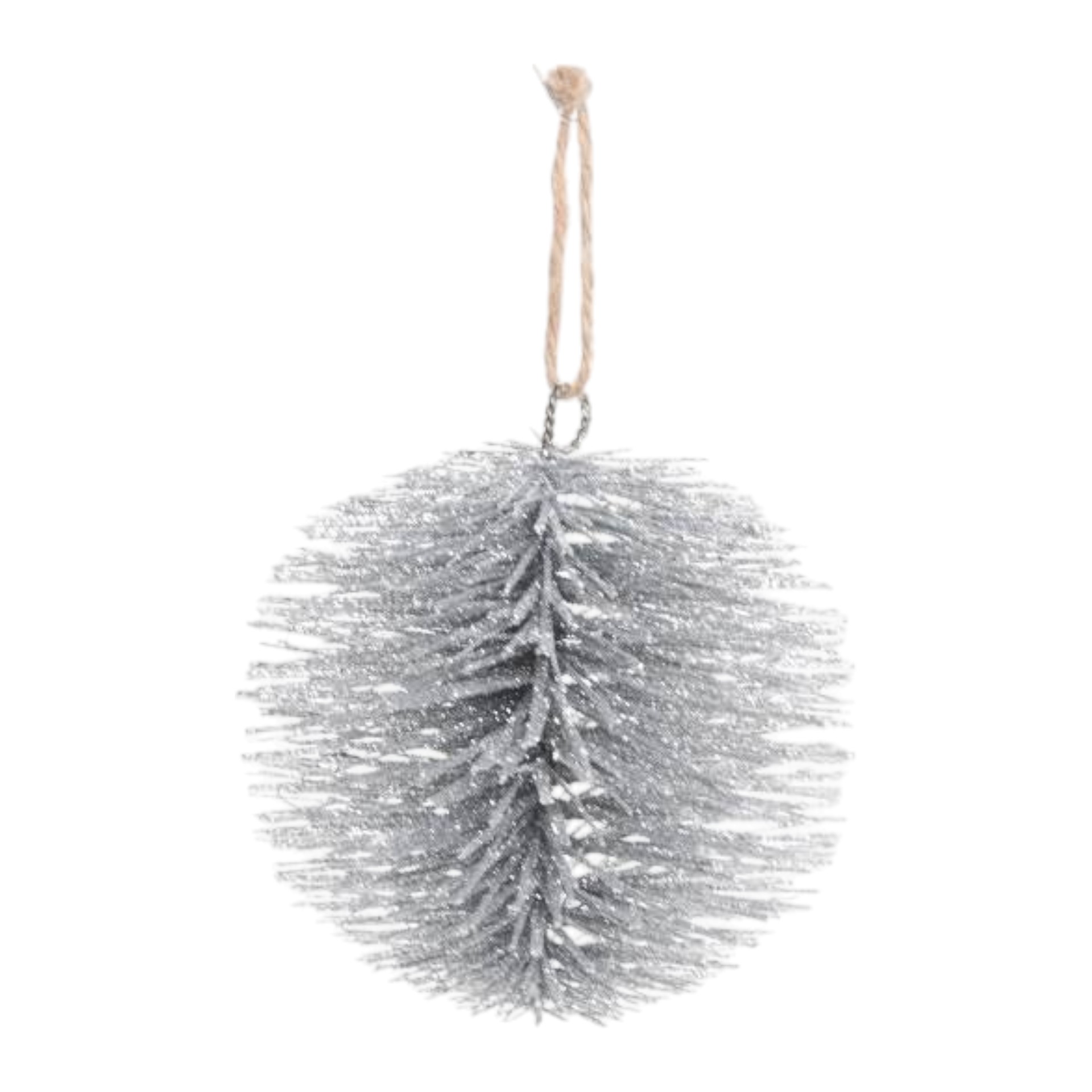 Darstellung von Dekokugel silber zum Hängen, d= 15  cm