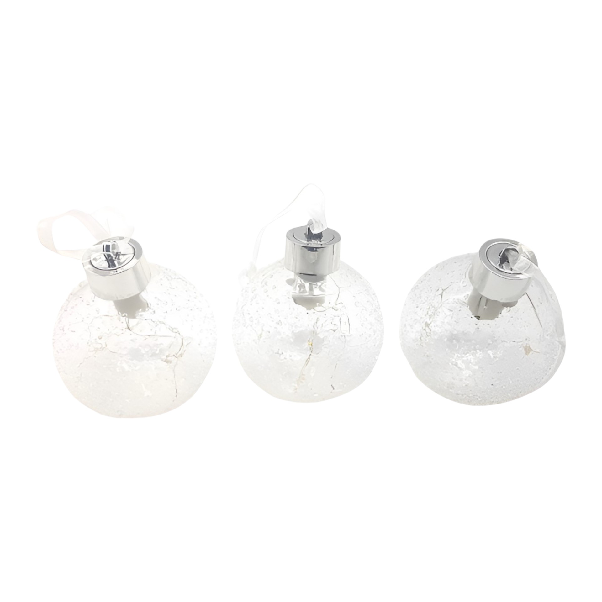 RP Glaskugel klein mit LED 3-tlg. Darstellung von RP Glaskugel klein mit LED 3-tlg.