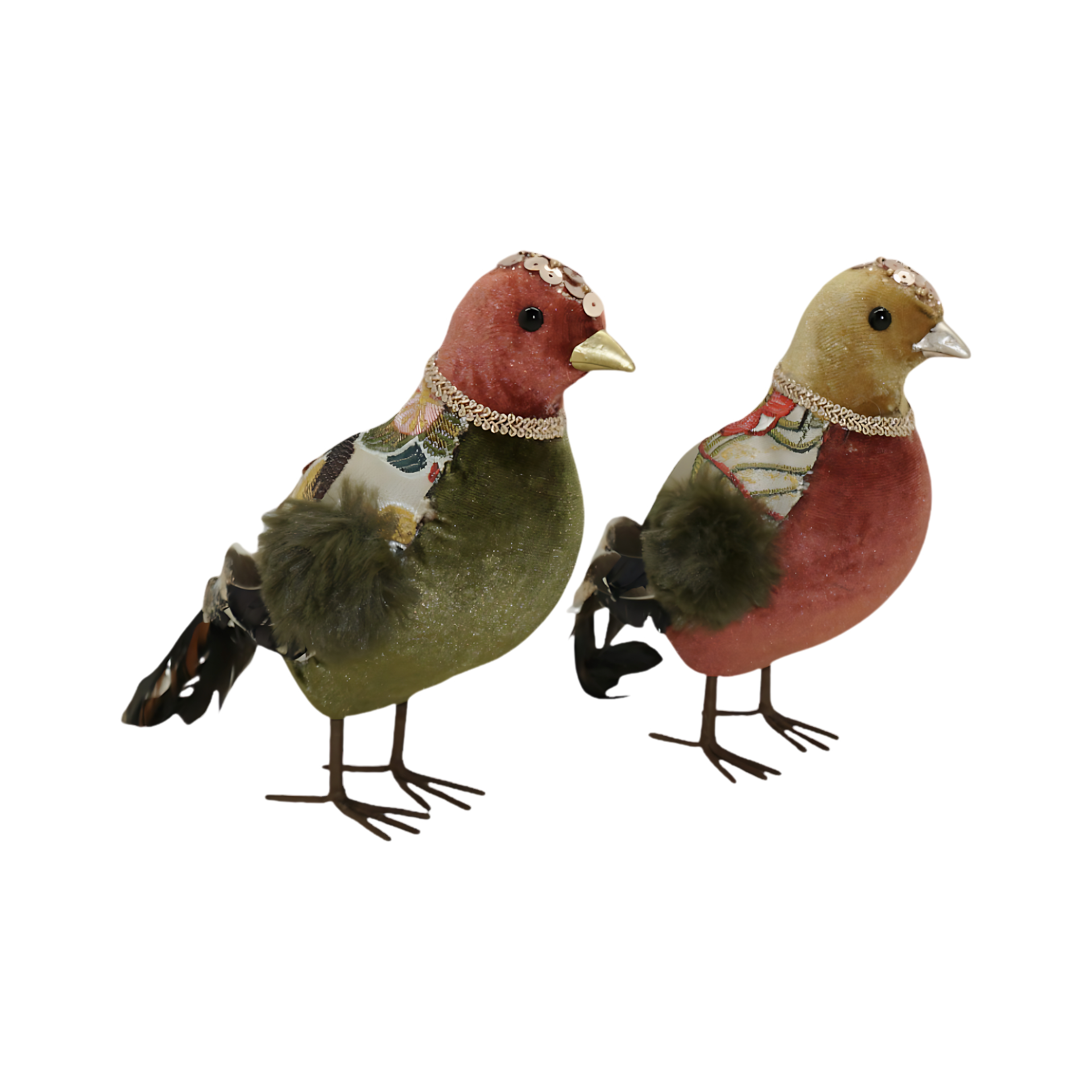 Darstellung von RP Vogel bekleidet a. Fuss sort.