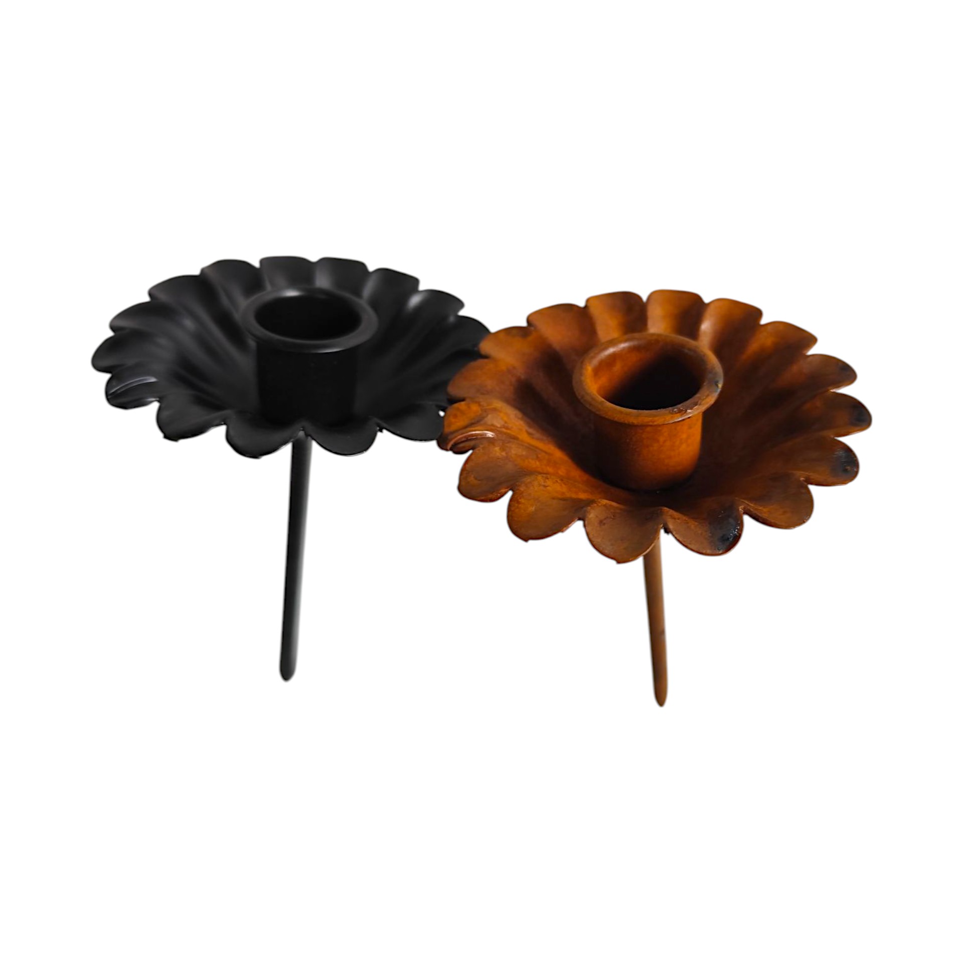 Darstellung von Kerzenh. Blume schwarz matt a. Pin