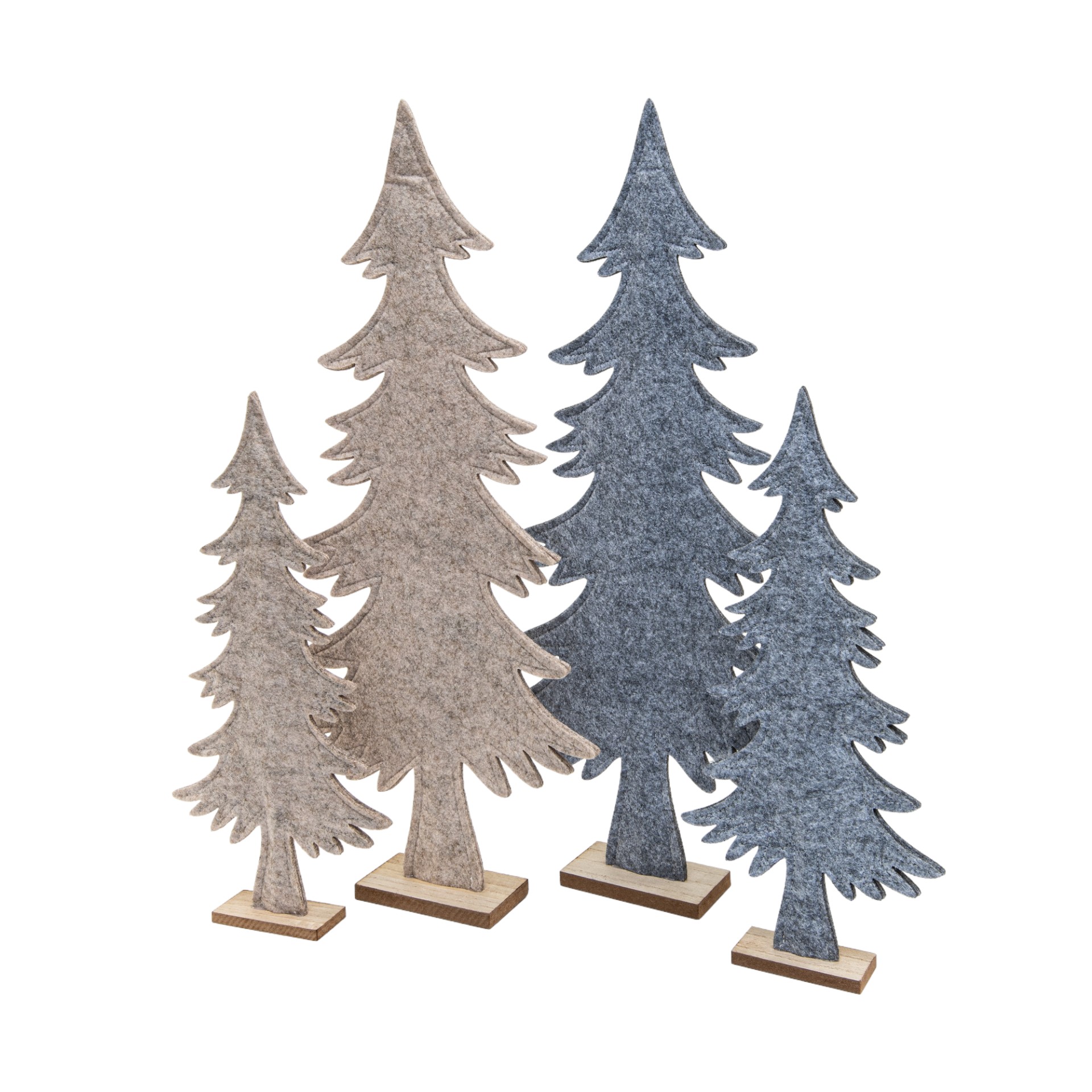 Darstellung von Filzbaum braun gross