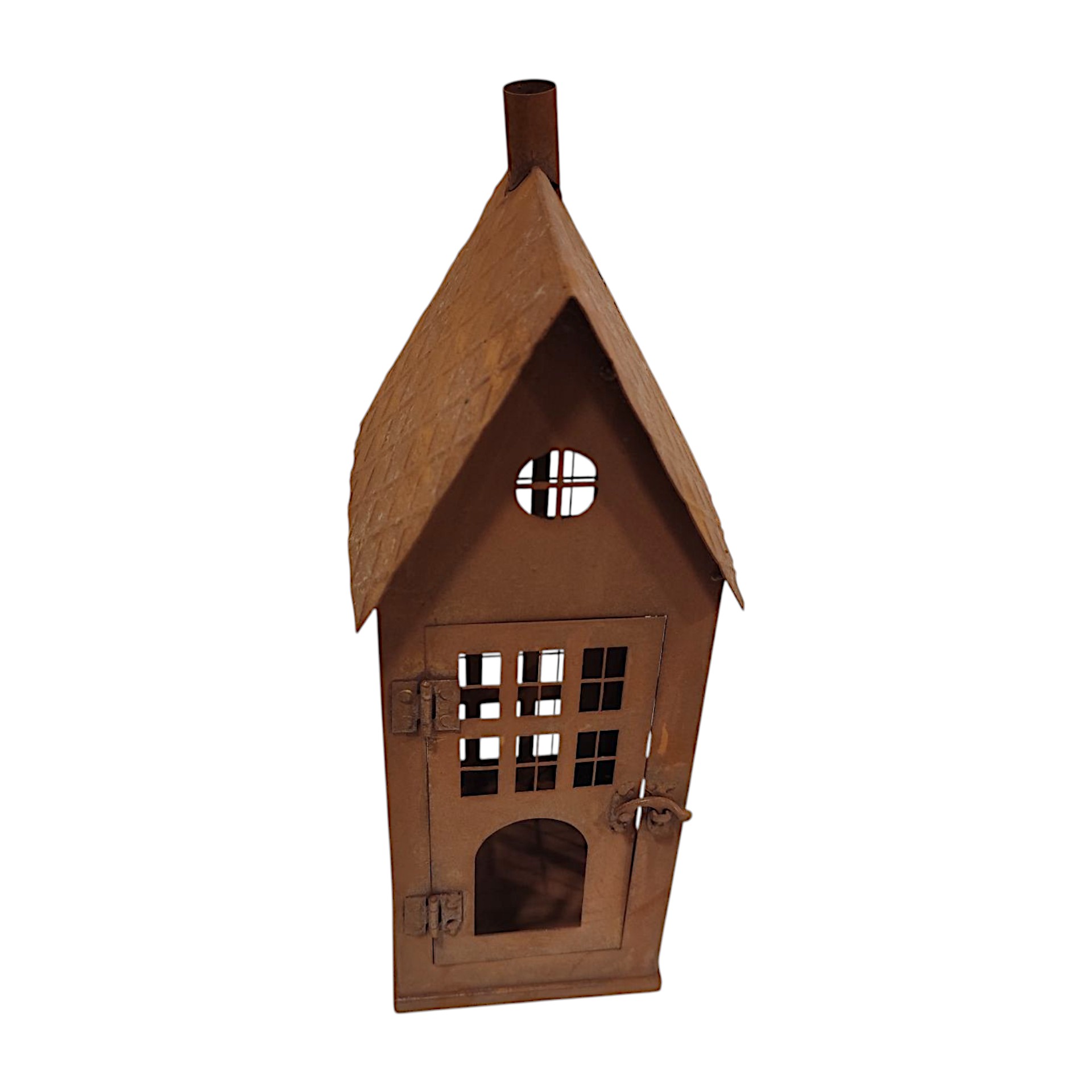 Haus gross zum Stellen m. Tür rost Darstellung von Haus gross zum Stellen m. Tür rost