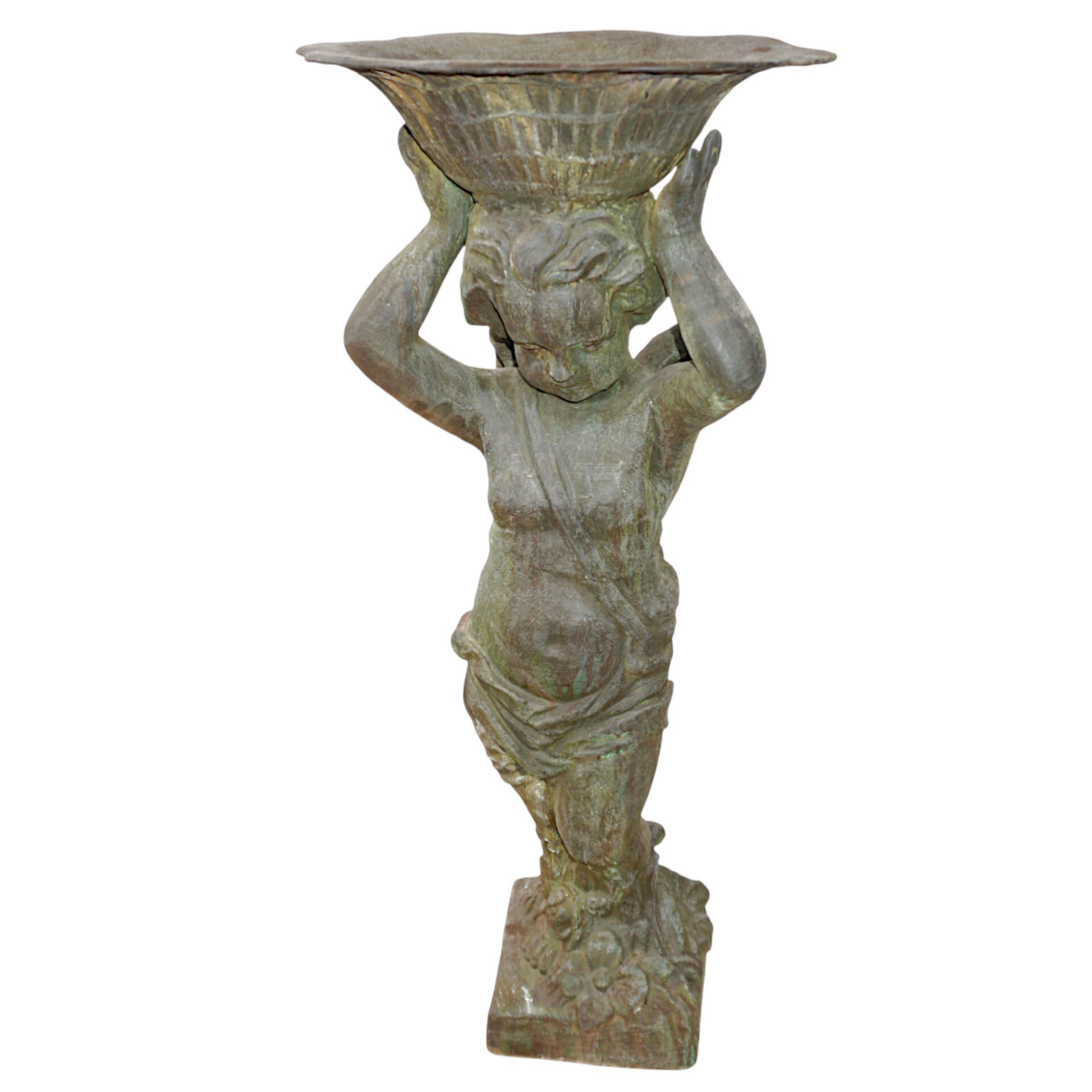 Darstellung von Junge mit Trinkschale bleifarben