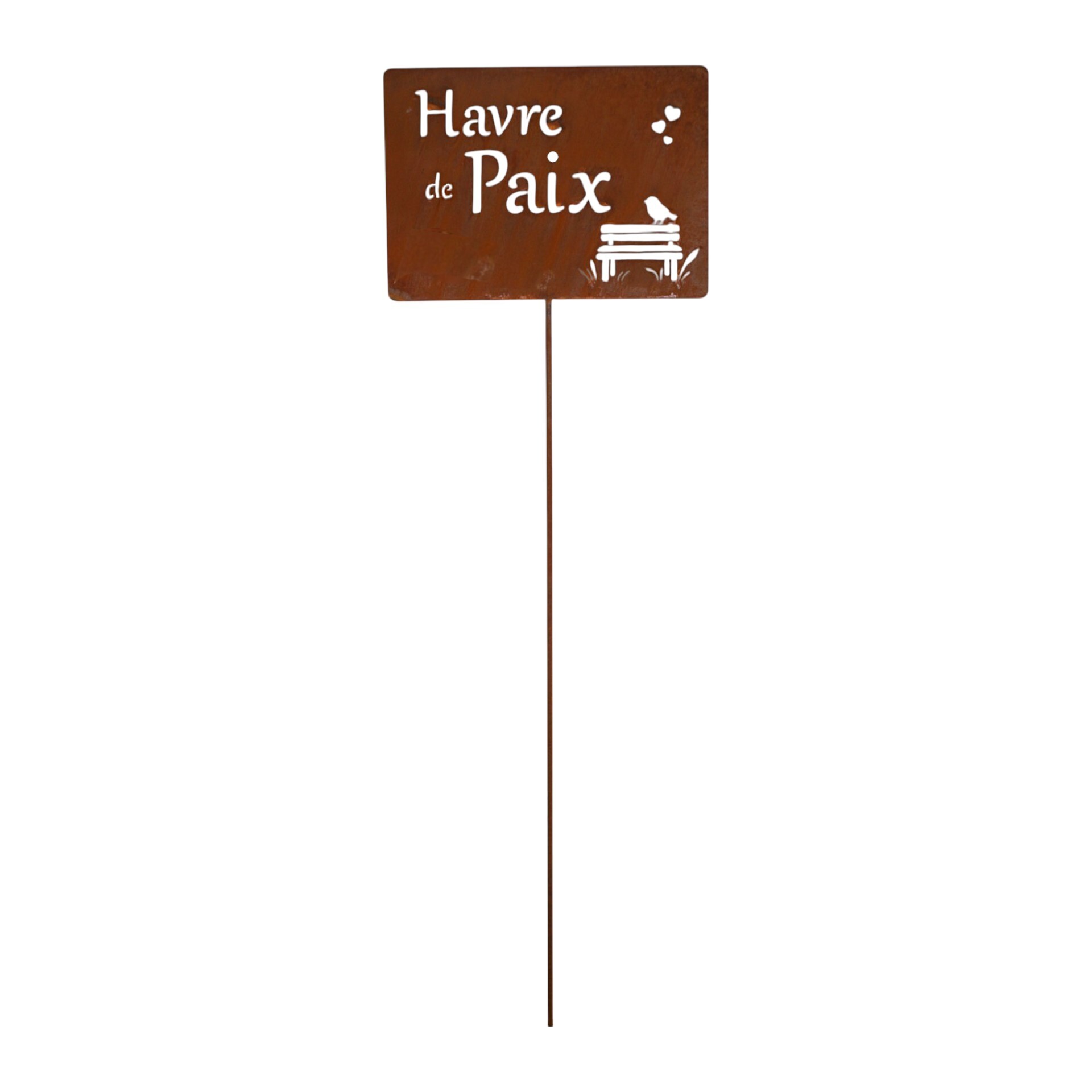 Darstellung von Tafel auf Stab Havre de Paix