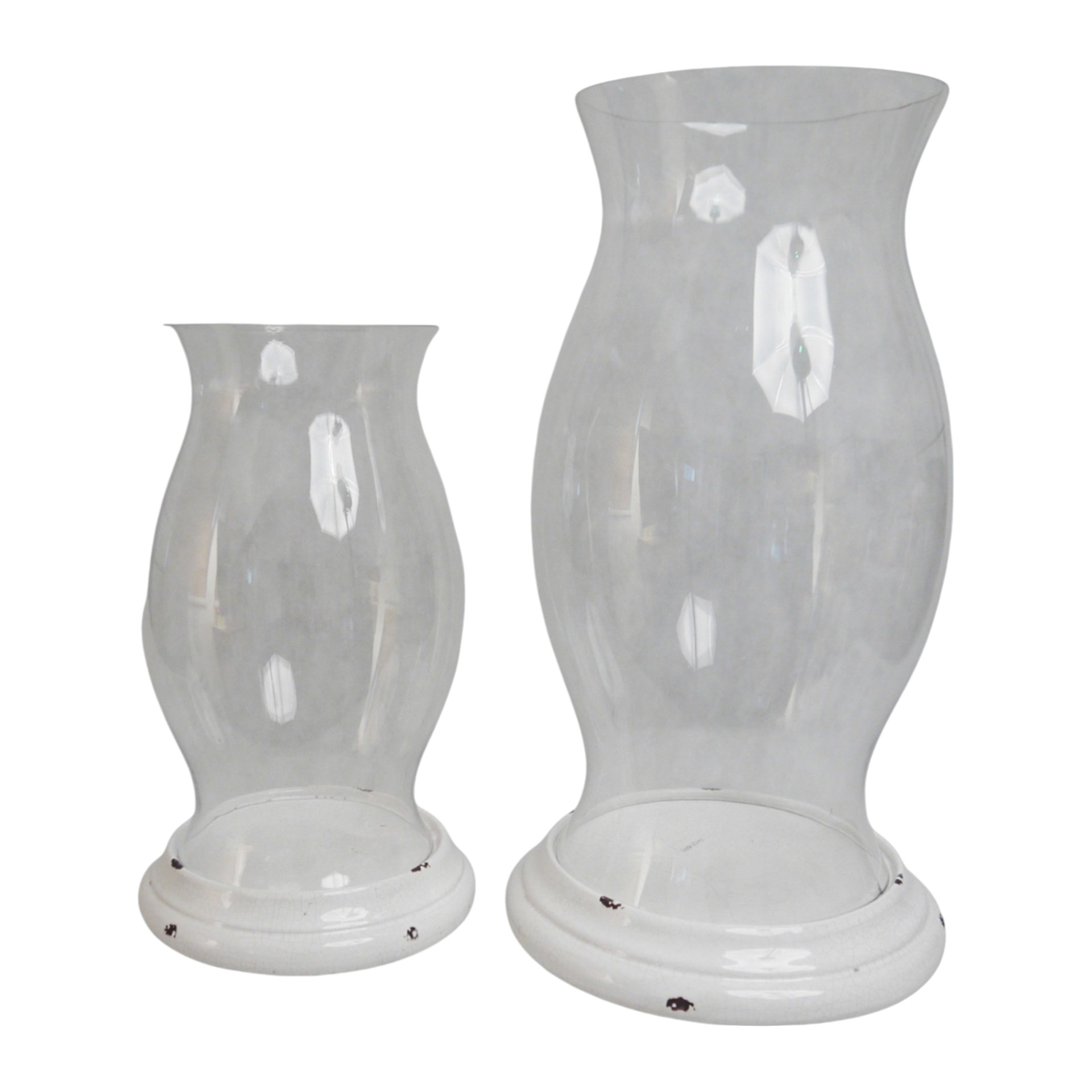 Keramikteller WEISS mit Glasglocke gross Darstellung von Keramikteller WEISS mit Glasglocke gross