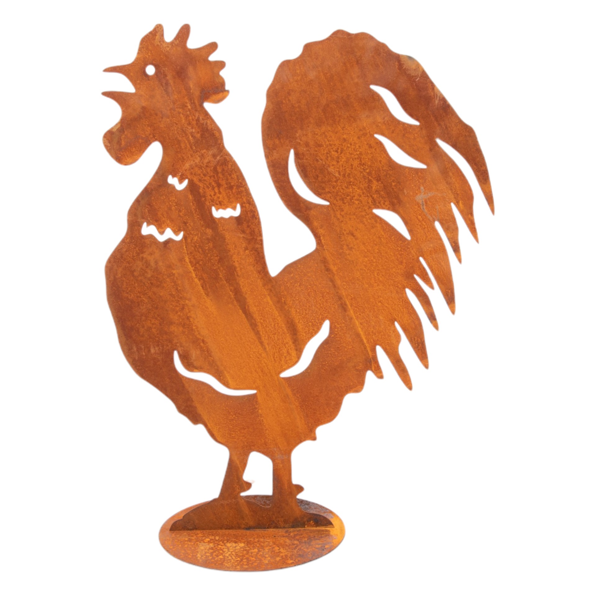 Hahn mittel auf Platte Darstellung von Hahn mittel auf Platte