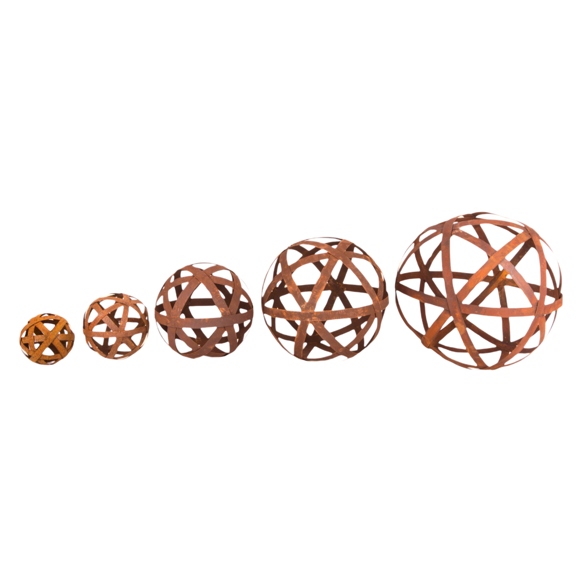 Darstellung von Kugel mini rost, d= 15 cm
