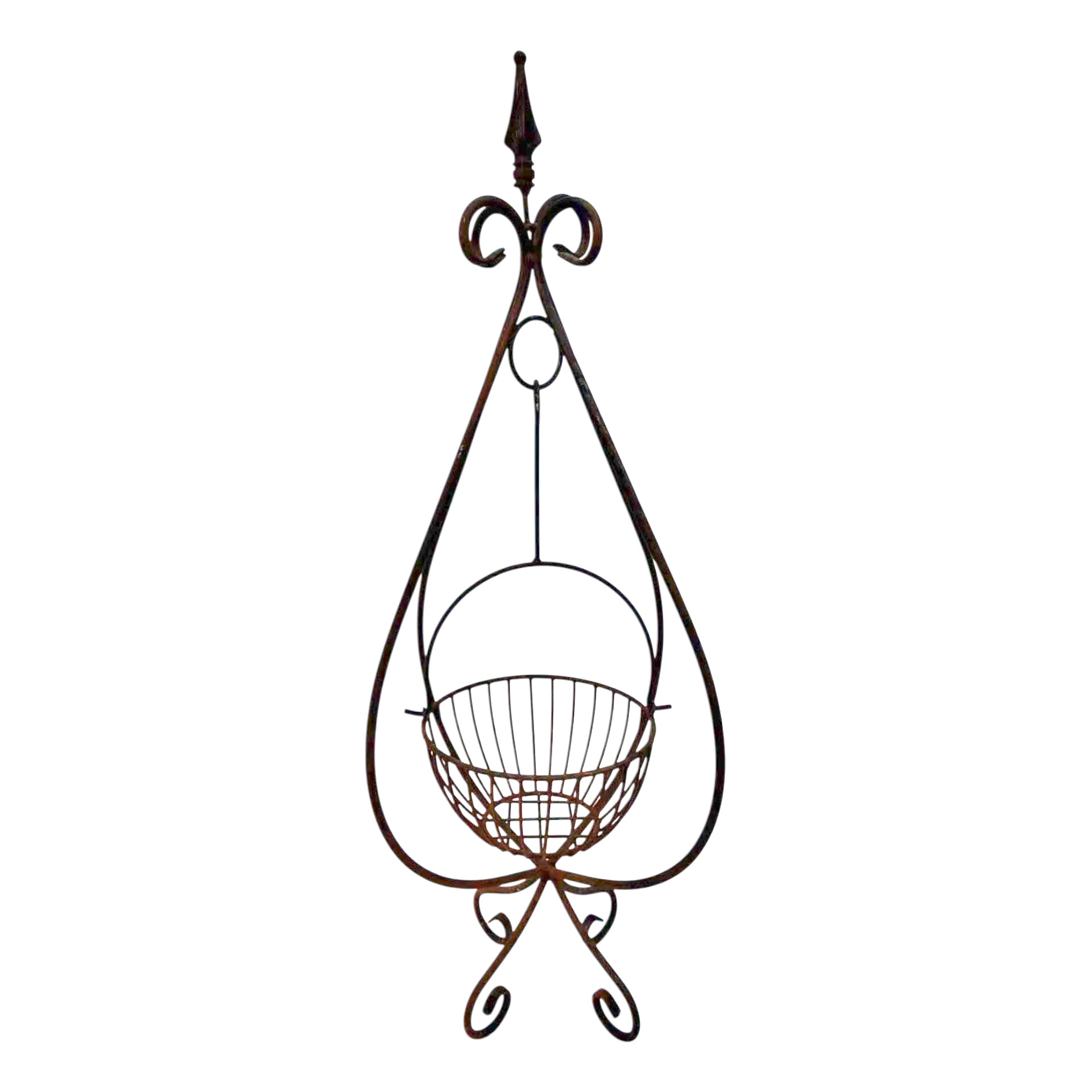 Darstellung von Pflanztopf schaukelnd i. Standfuss