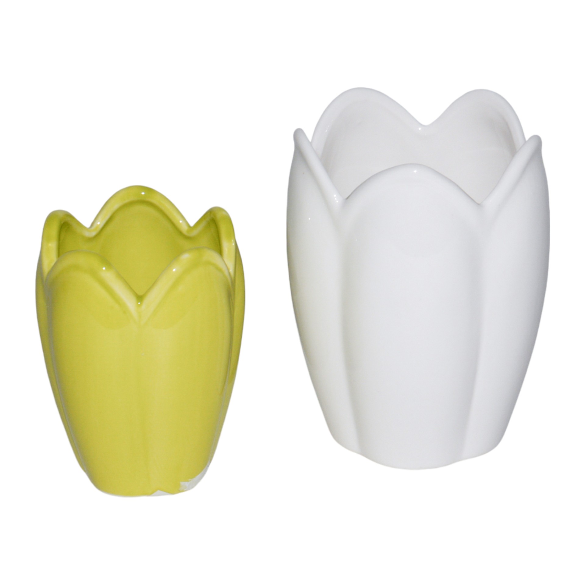 Vase Tulpe mini hellgrün Keramik Darstellung von Vase Tulpe mini hellgrün Keramik