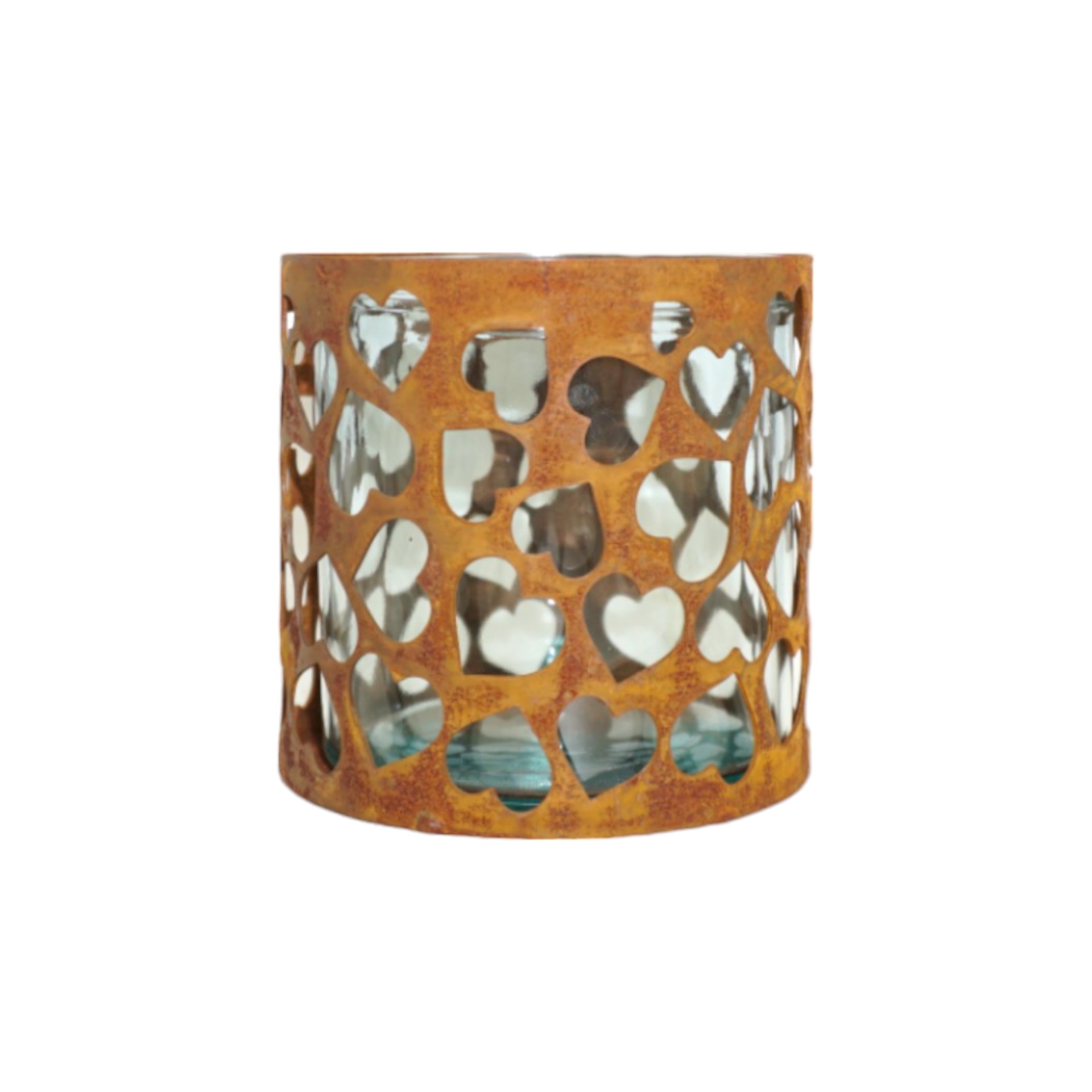 Rostwindlicht Herz m. Glas klein Darstellung von Rostwindlicht Herz m. Glas klein
