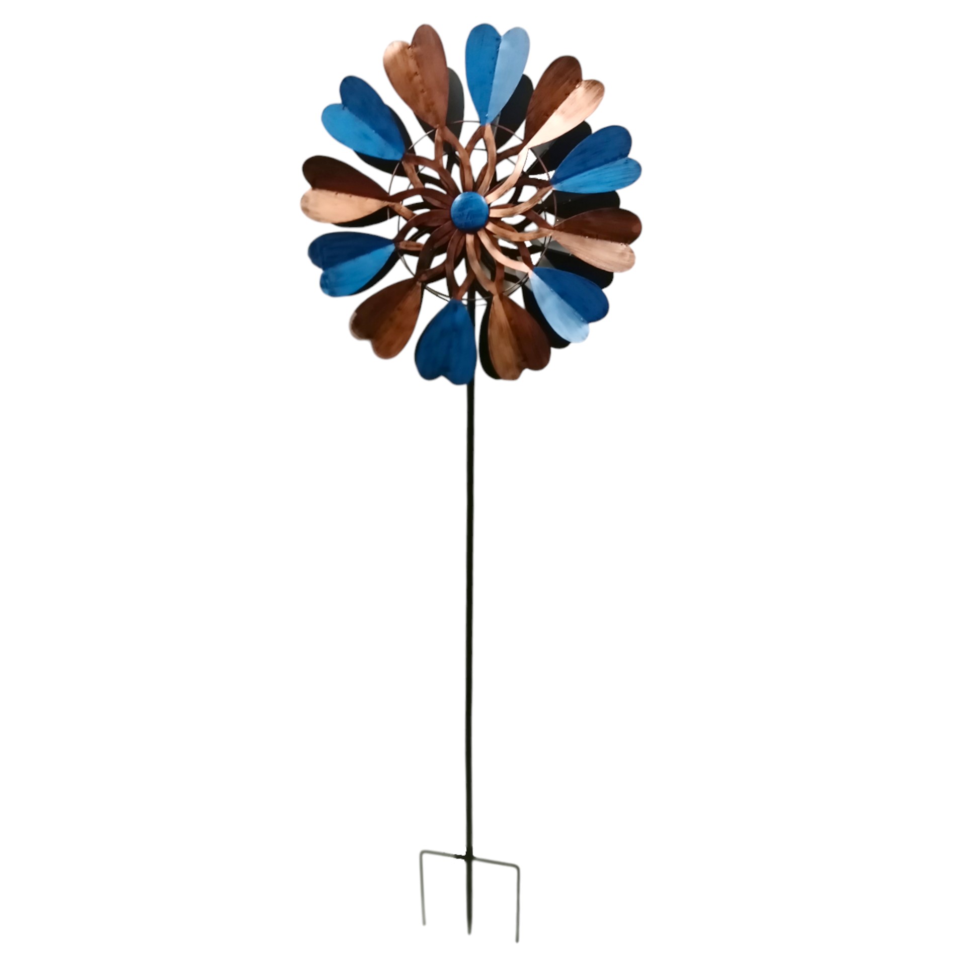 Duopropeller Herzen braun/blau gross Darstellung von Duopropeller Herzen braun/blau gross